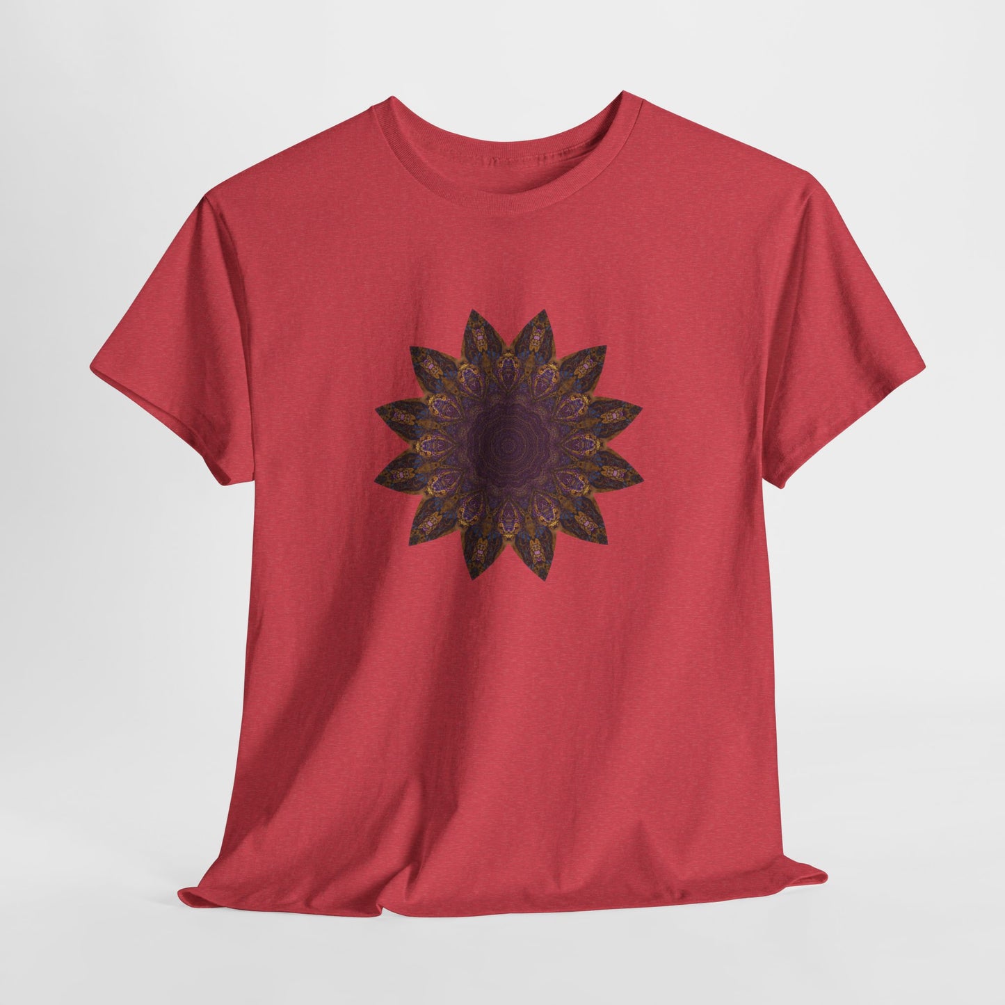 Unisex Heavy Cotton Tee - Love Light Mandalas No.1