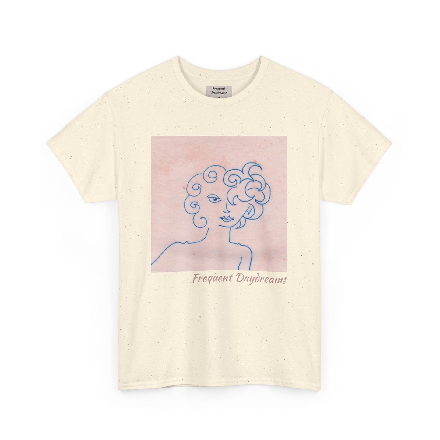 Unisex Heavy Cotton Tee - Frequent Daydreams Sketch No.47