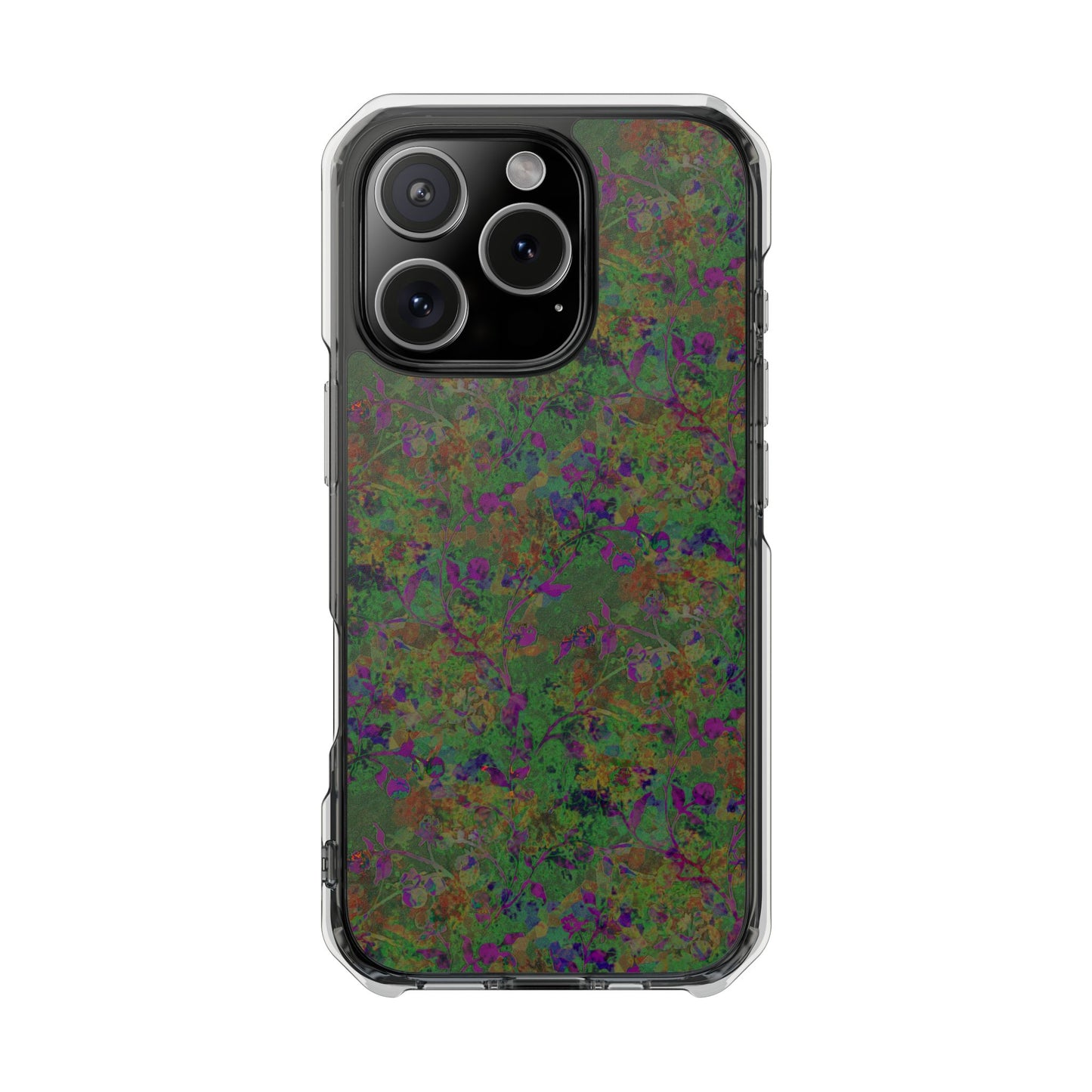 iPhone 16 Magnetic Clear Impact Case - Hidden Weave Series V3 No.24
