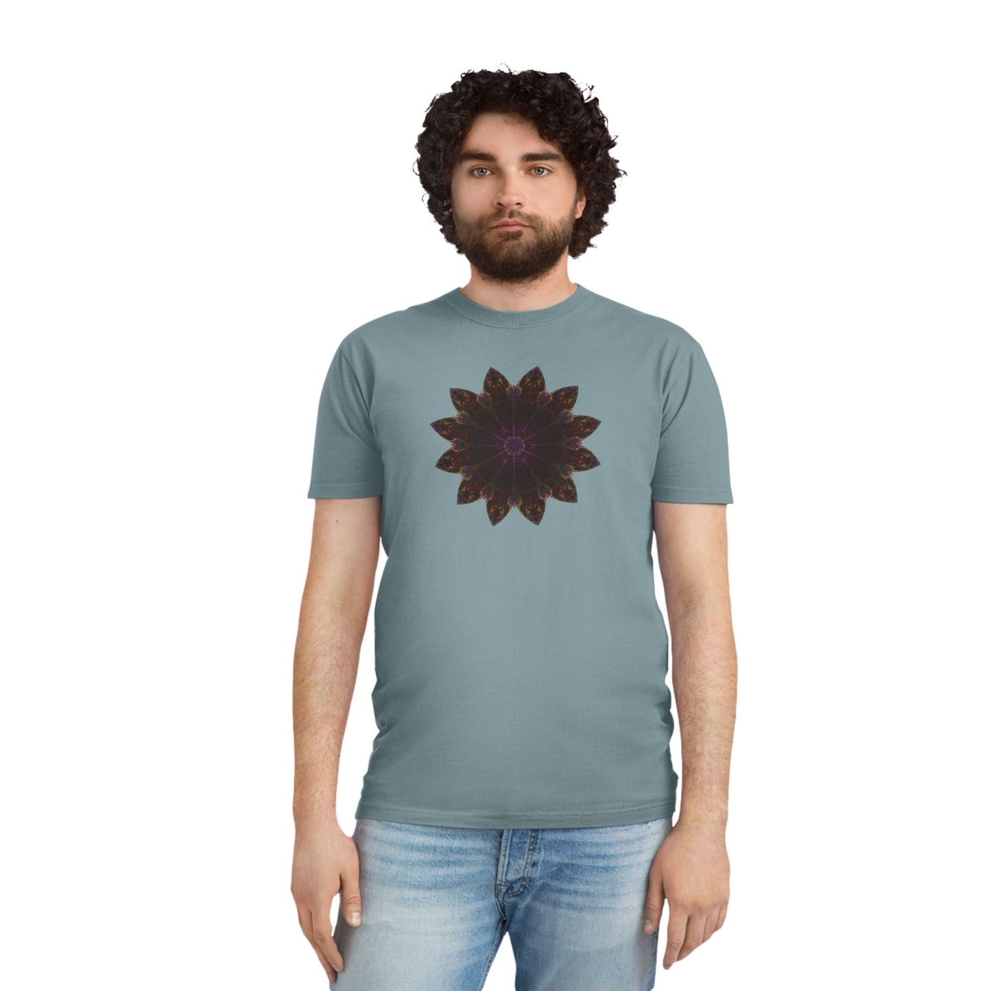 Unisex Faded Shirt - Love Light Mandalas No.12
