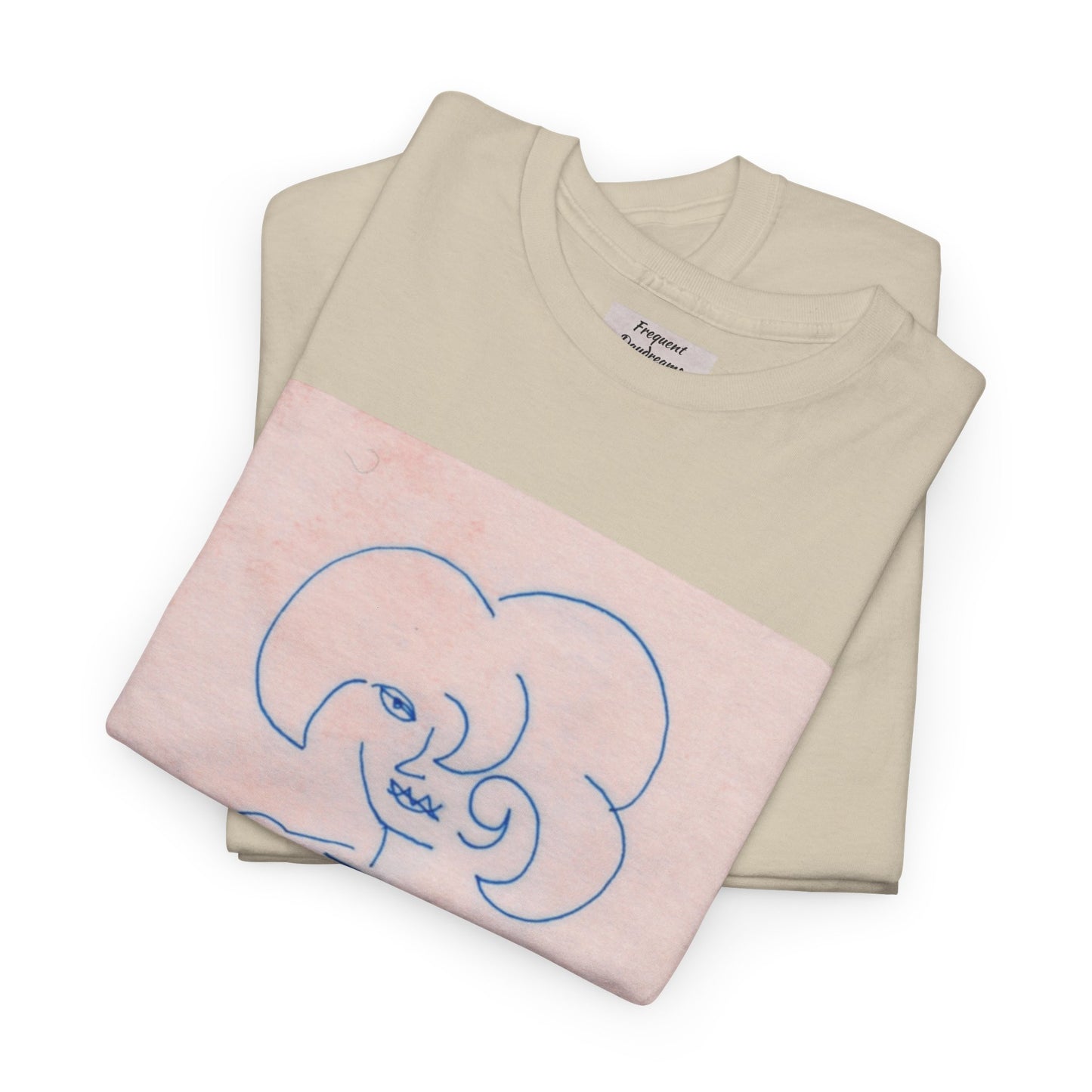Unisex Heavy Cotton Tee - Frequent Daydreams Sketch No.45