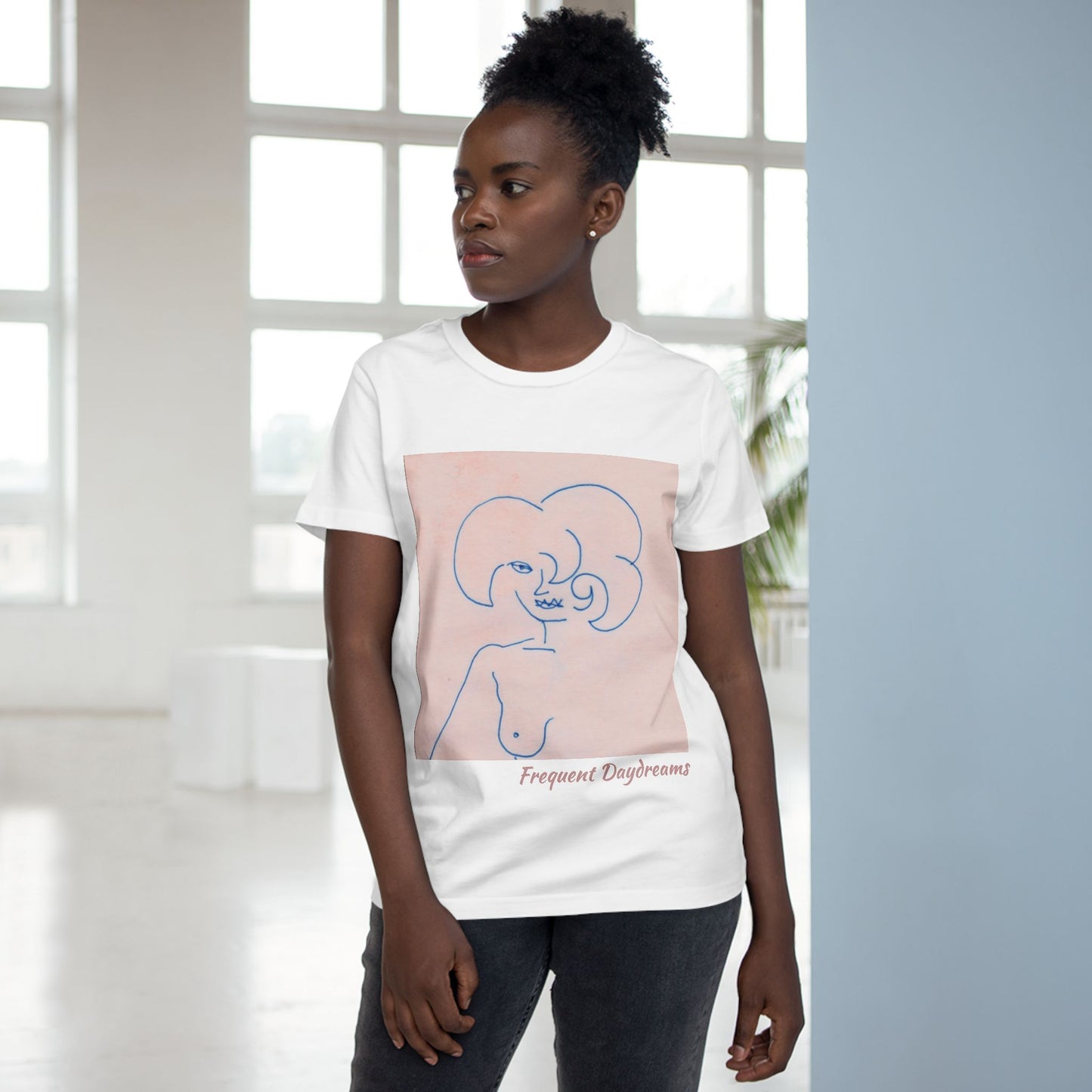 Women’s Maple Tee - Frequent Daydreams Sketch No.45