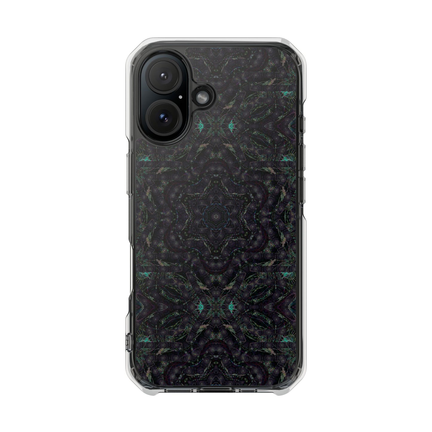 iPhone 16 Magnetic Clear Impact Case - P5 Kaleidoscopic No.31
