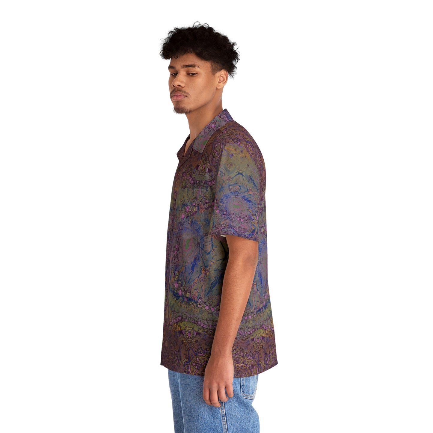 Hawaiian Shirt - Love Light Fractals No.12