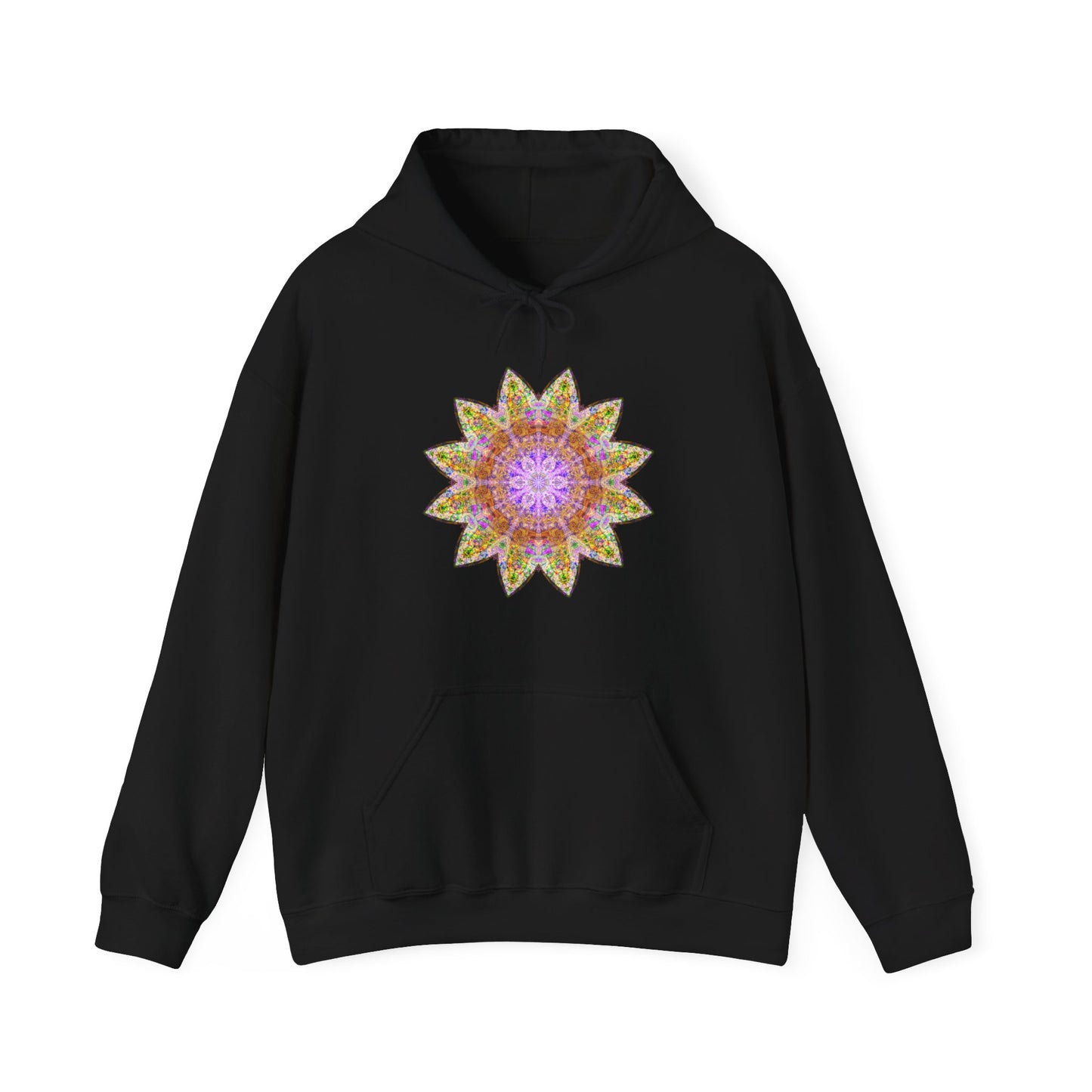 Unisex Heavy Blend™ Hooded Sweatshirt - Love Light Mandalas No.14