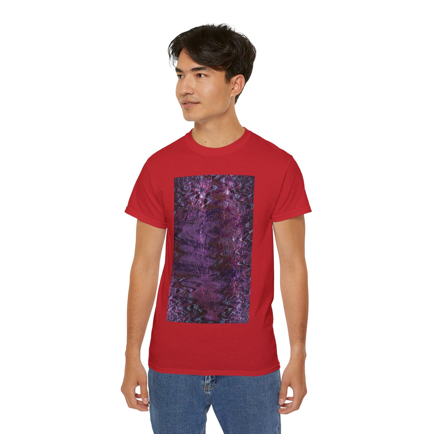 Unisex Ultra Cotton Tee - Love Light Fractals No.6