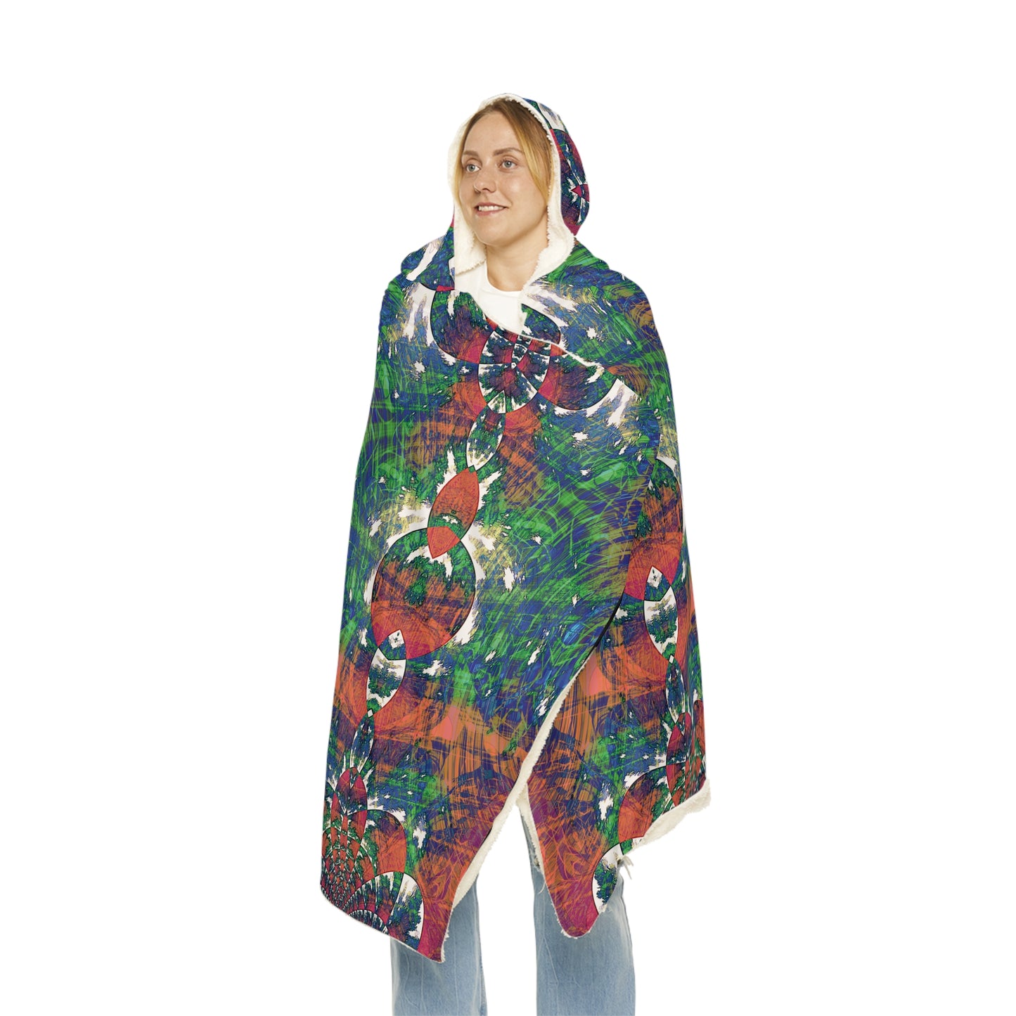 Snuggle Blanket - Love Light Fractals No.2