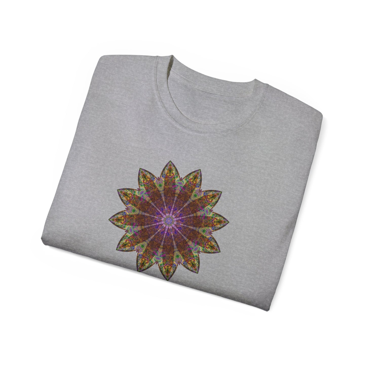 Unisex Ultra Cotton Tee - Love Light Mandalas No.13
