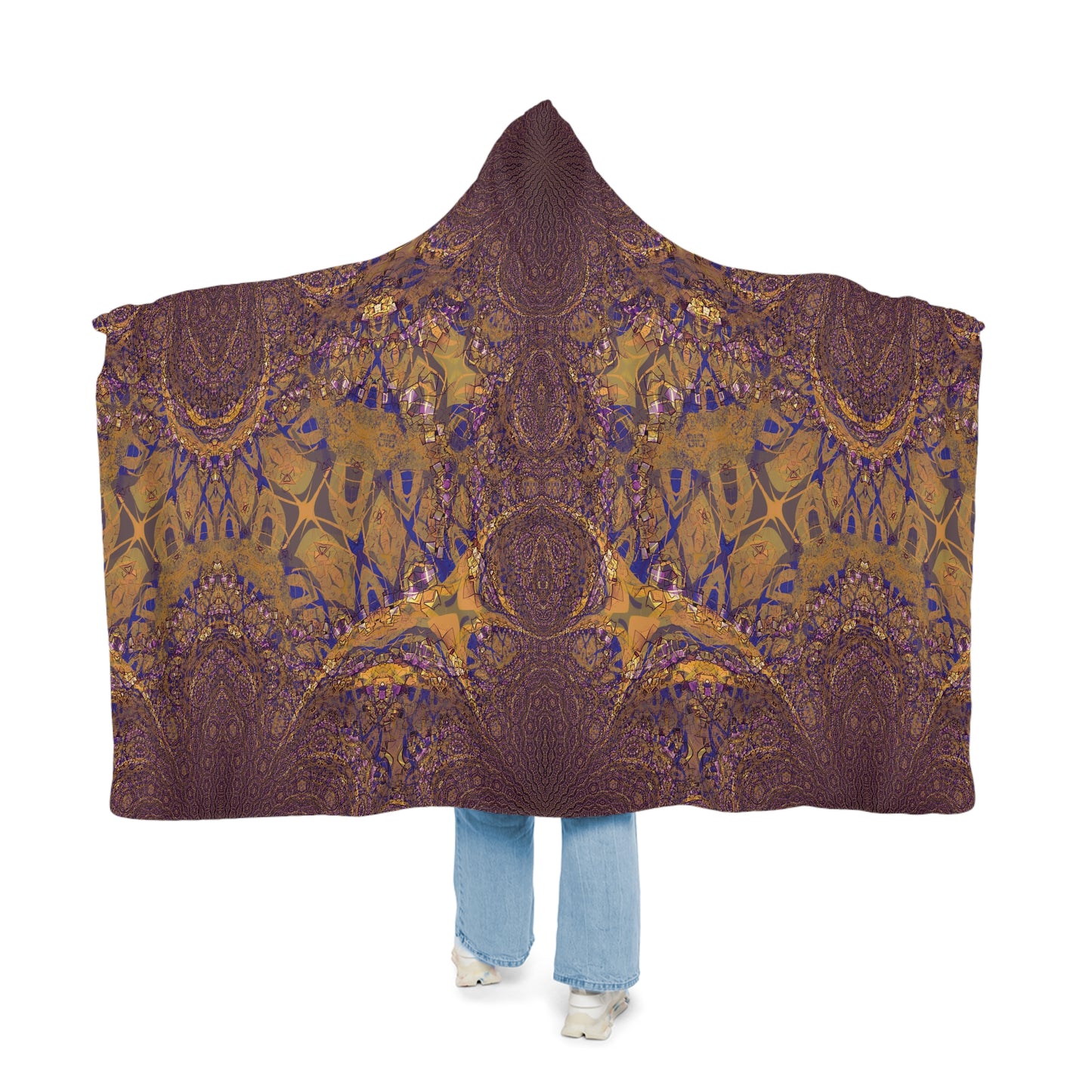 Snuggle Blanket - Love Light Fractals No.9