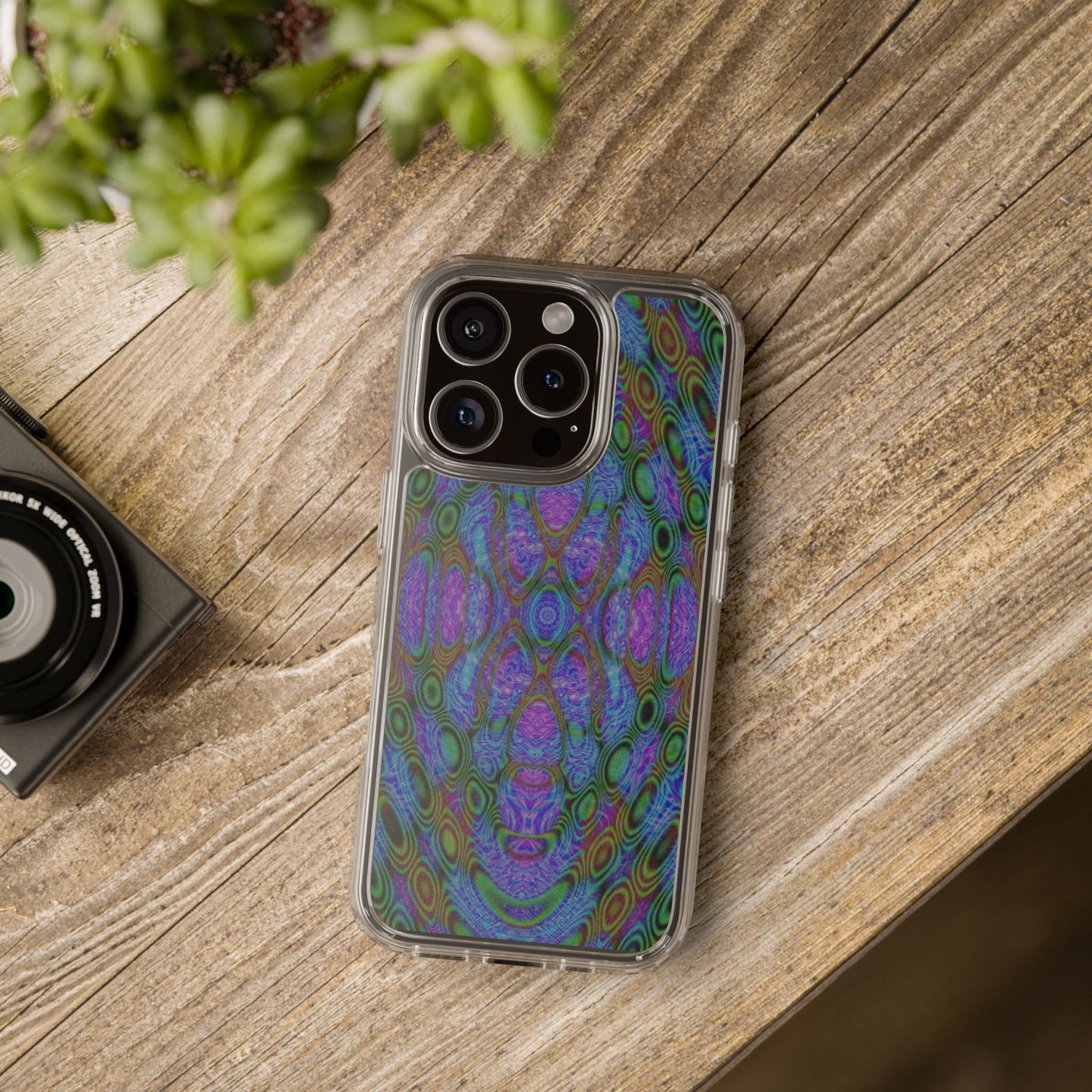 iPhone 16 Clear Case – DMT Seer No.17