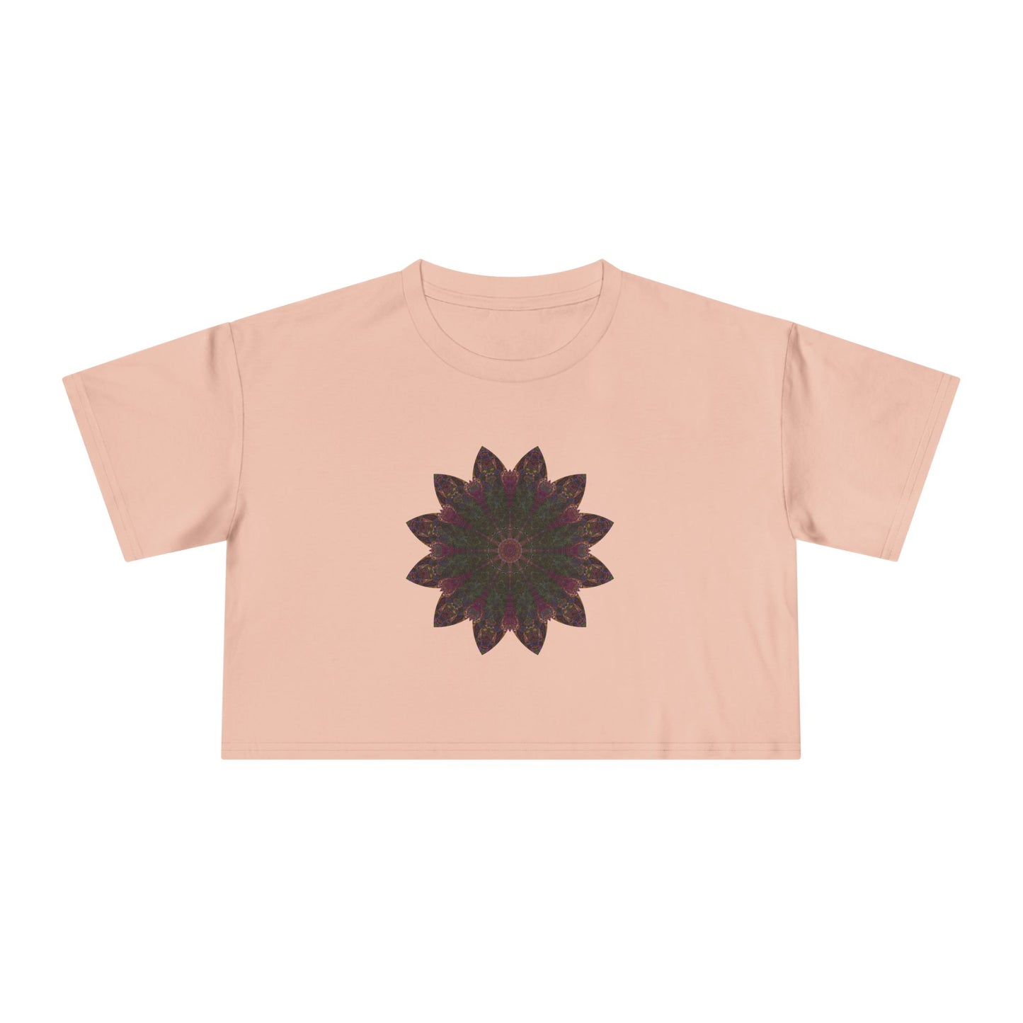 Women's Cropped Tee - Love Light Mandalas No.7