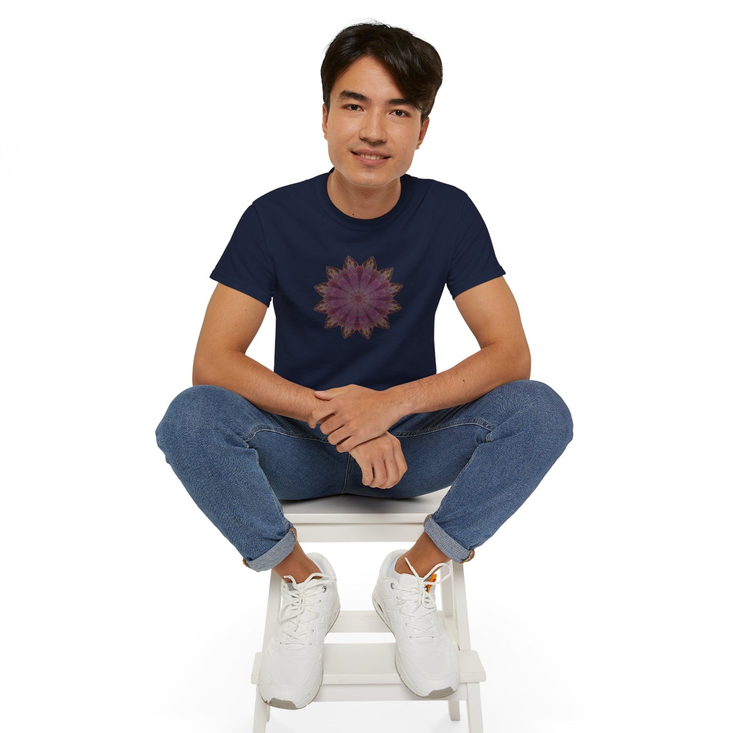 Unisex Ultra Cotton Tee - Love Light Mandalas No.6