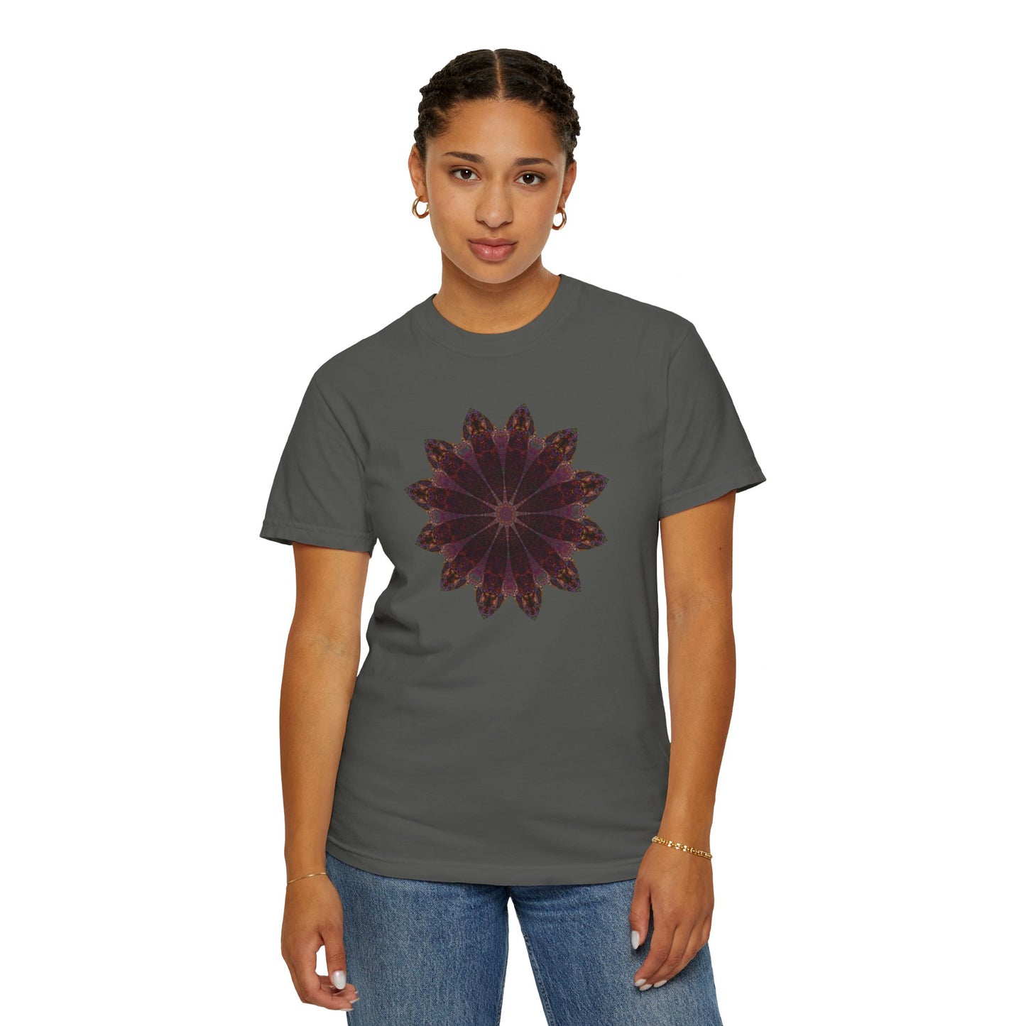 Unisex Garment-Dyed T-shirt - Love Light Mandalas No.5