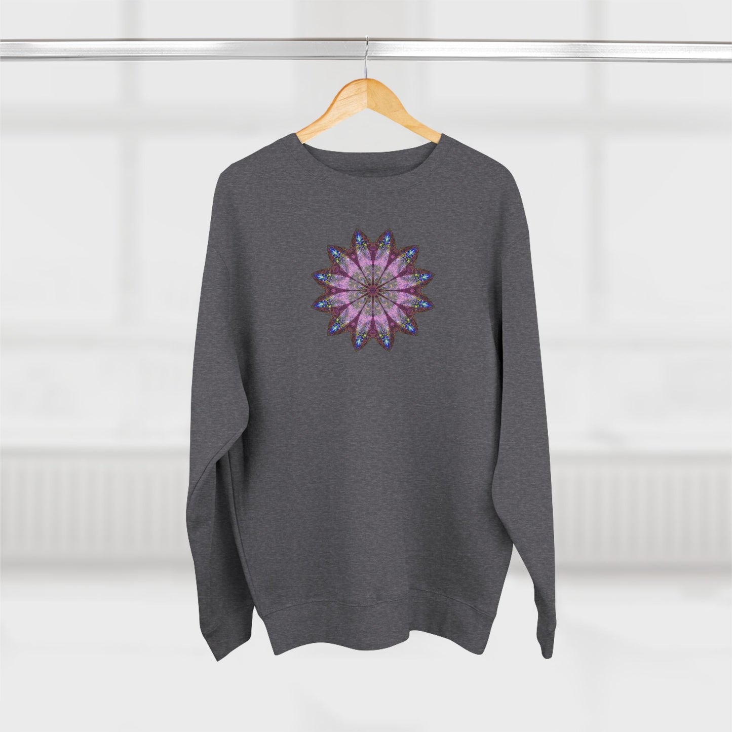 Unisex Crewneck Sweatshirt - Love Light Mandalas No.19