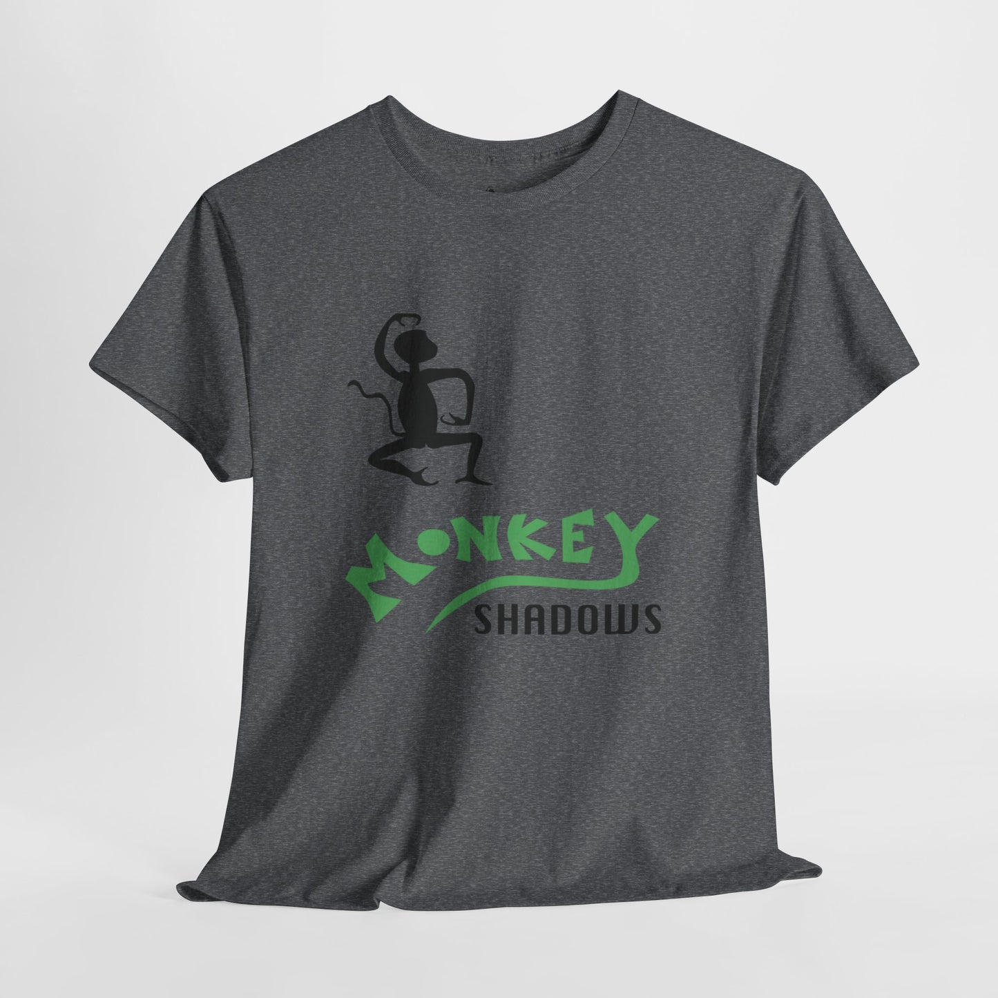 Unisex Heavy Cotton Tee - Monkey Shadows