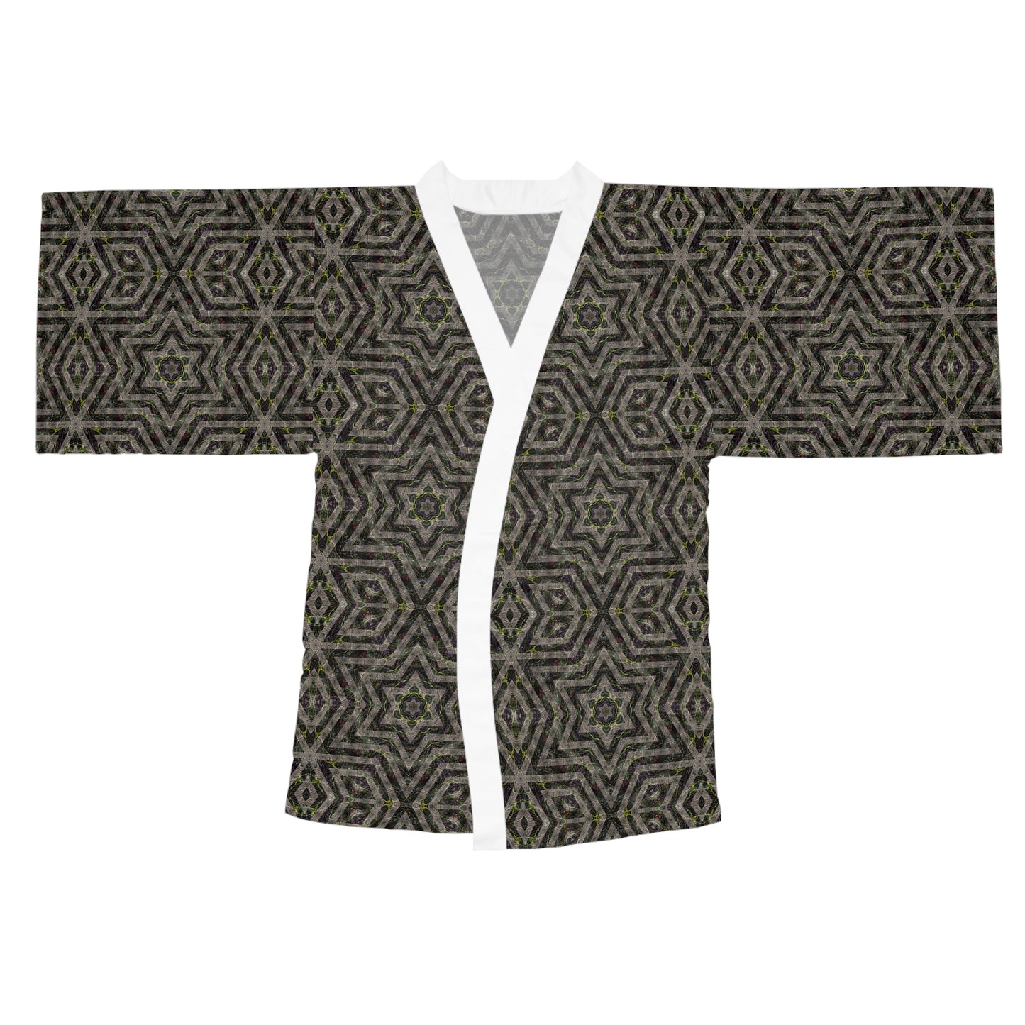 Long Sleeve Kimono Robe - P5 Kaleidoscopic No.7
