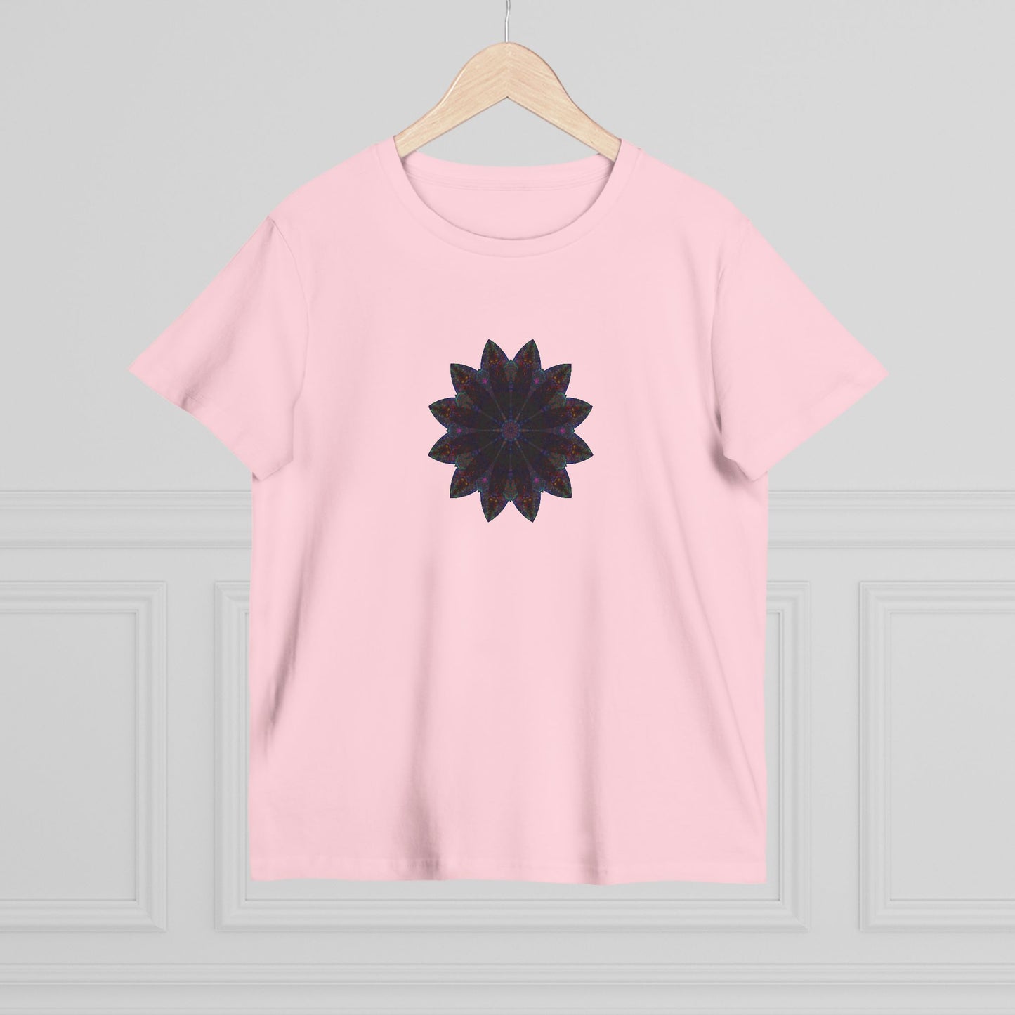 Women’s Maple Tee - Love Light Mandalas No.25