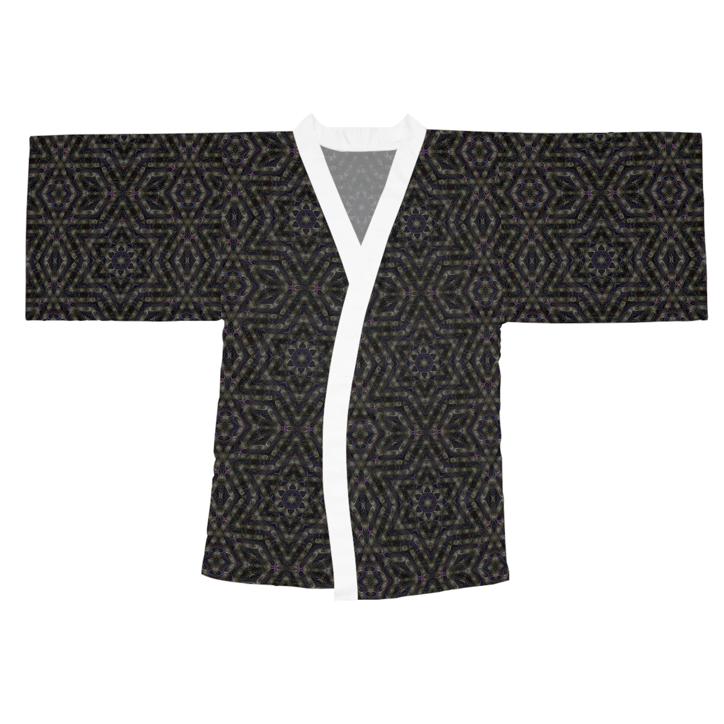 Long Sleeve Kimono Robe - P5 Kaleidoscopic No.12