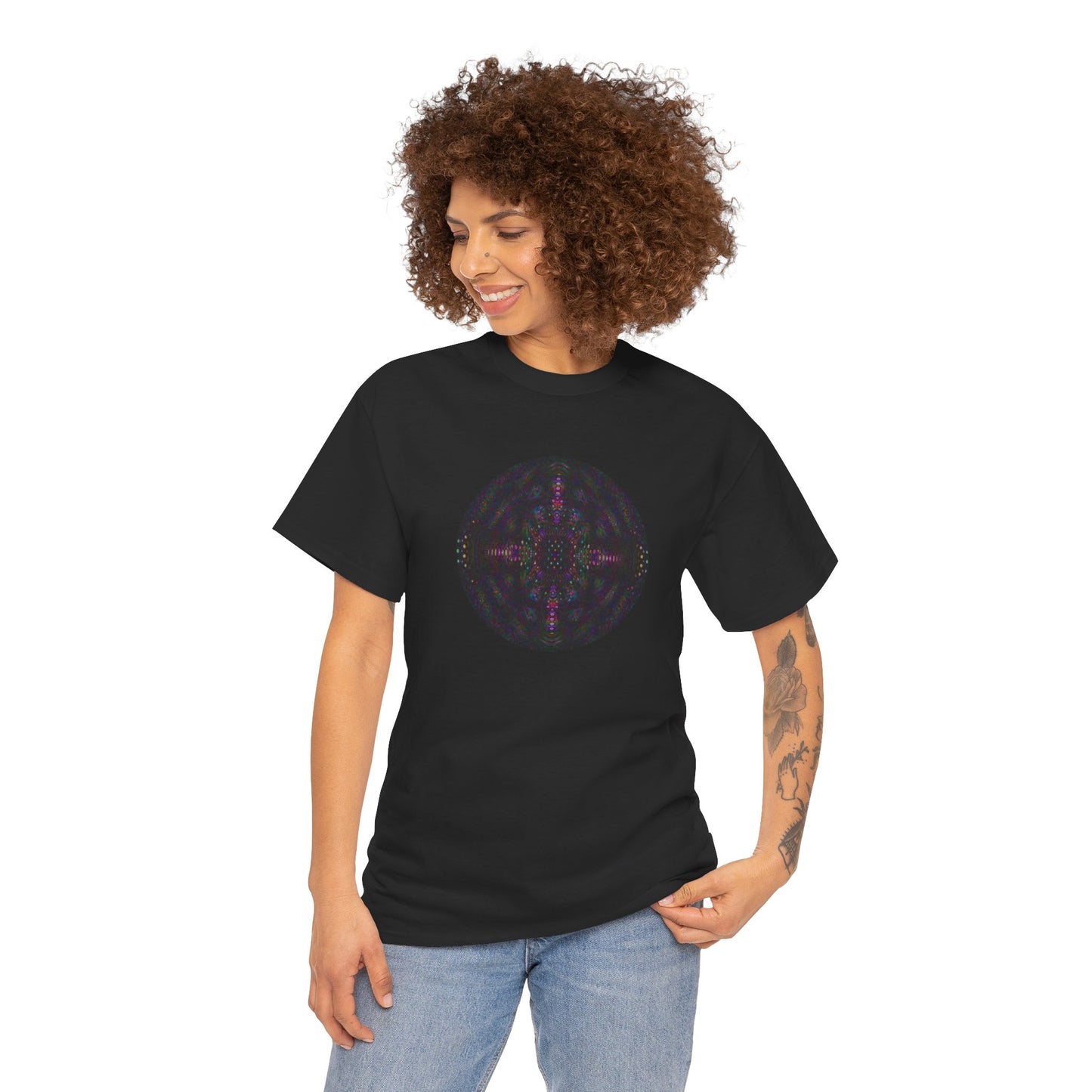 Unisex Heavy Cotton Tee - DMT Scribe Spheres No.6