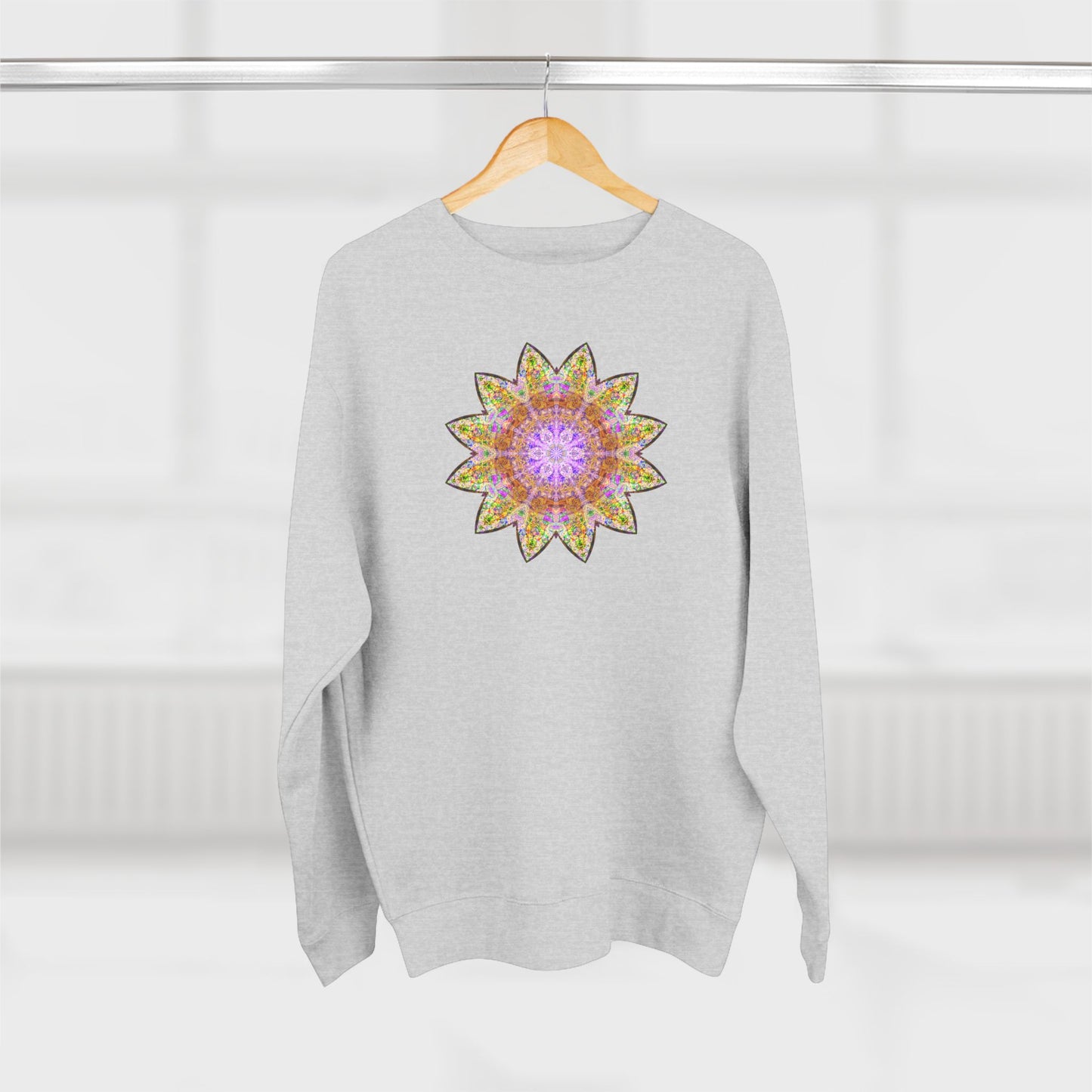Unisex Crewneck Sweatshirt - Love Light Mandalas No.14