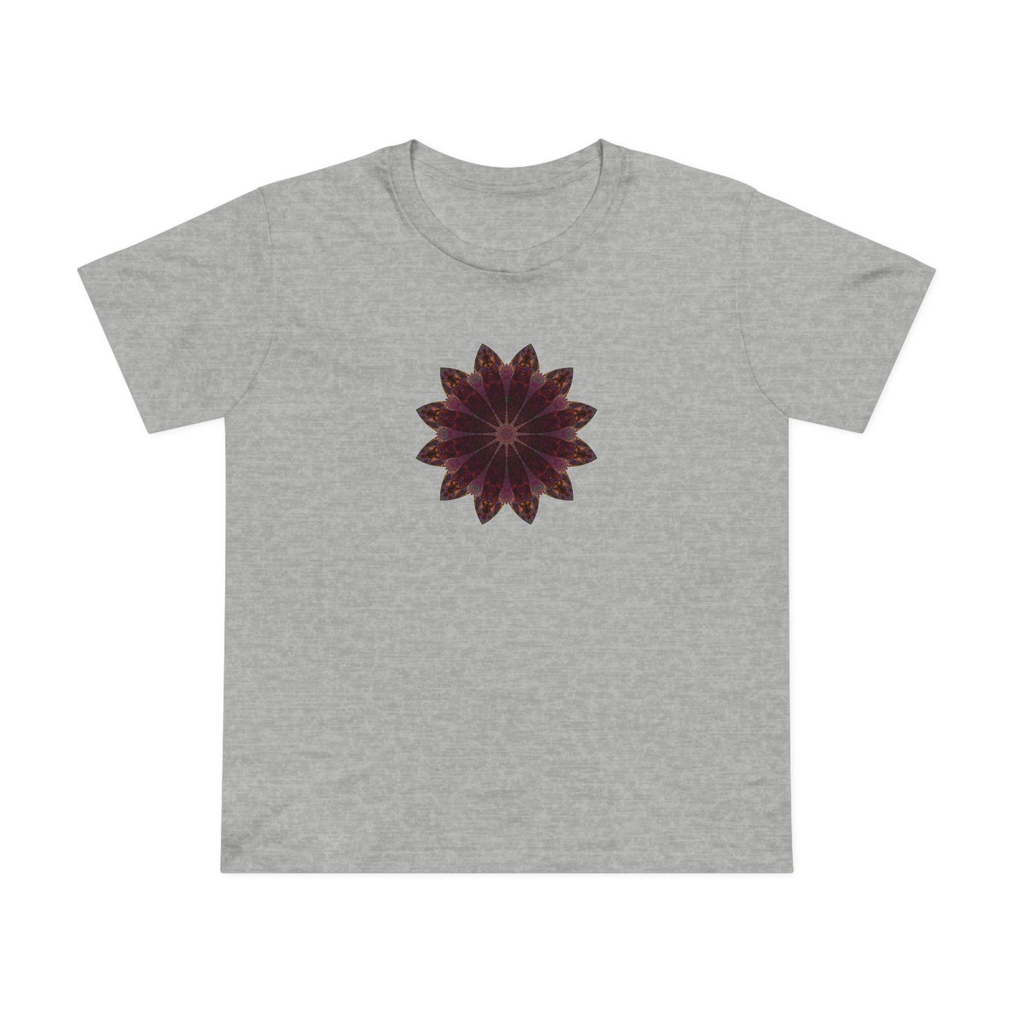 Women’s Maple Tee - Love Light Mandalas No.5