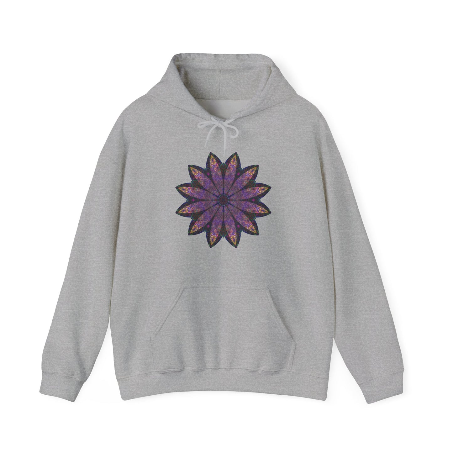 Unisex Heavy Blend™ Hooded Sweatshirt - Love Light Mandalas No.24
