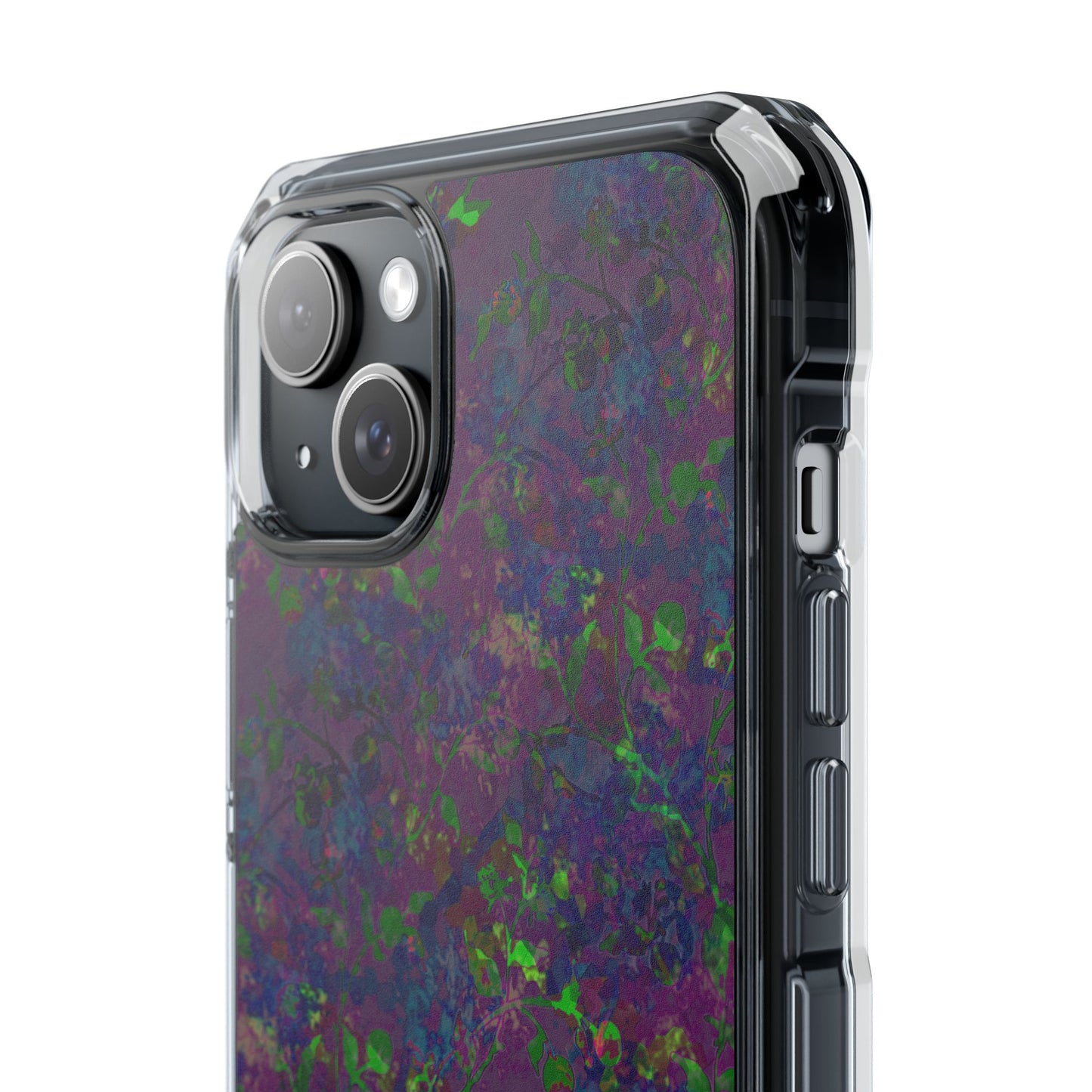 iPhone 15 Magnetic Clear Impact Case - Hidden Weave Series V3 No.23