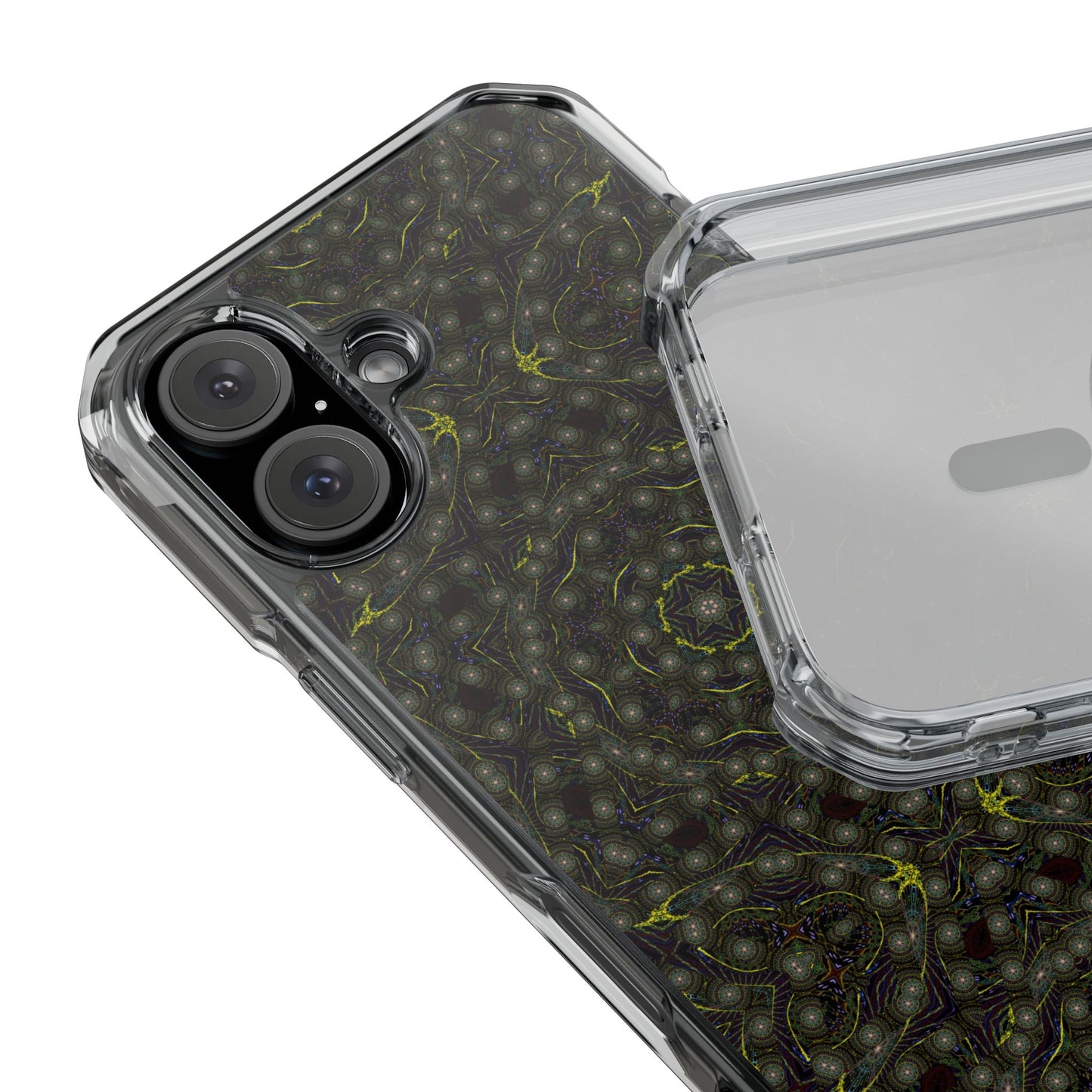 iPhone 16 Magnetic Clear Impact Case - P5 Kaleidoscopic No.2