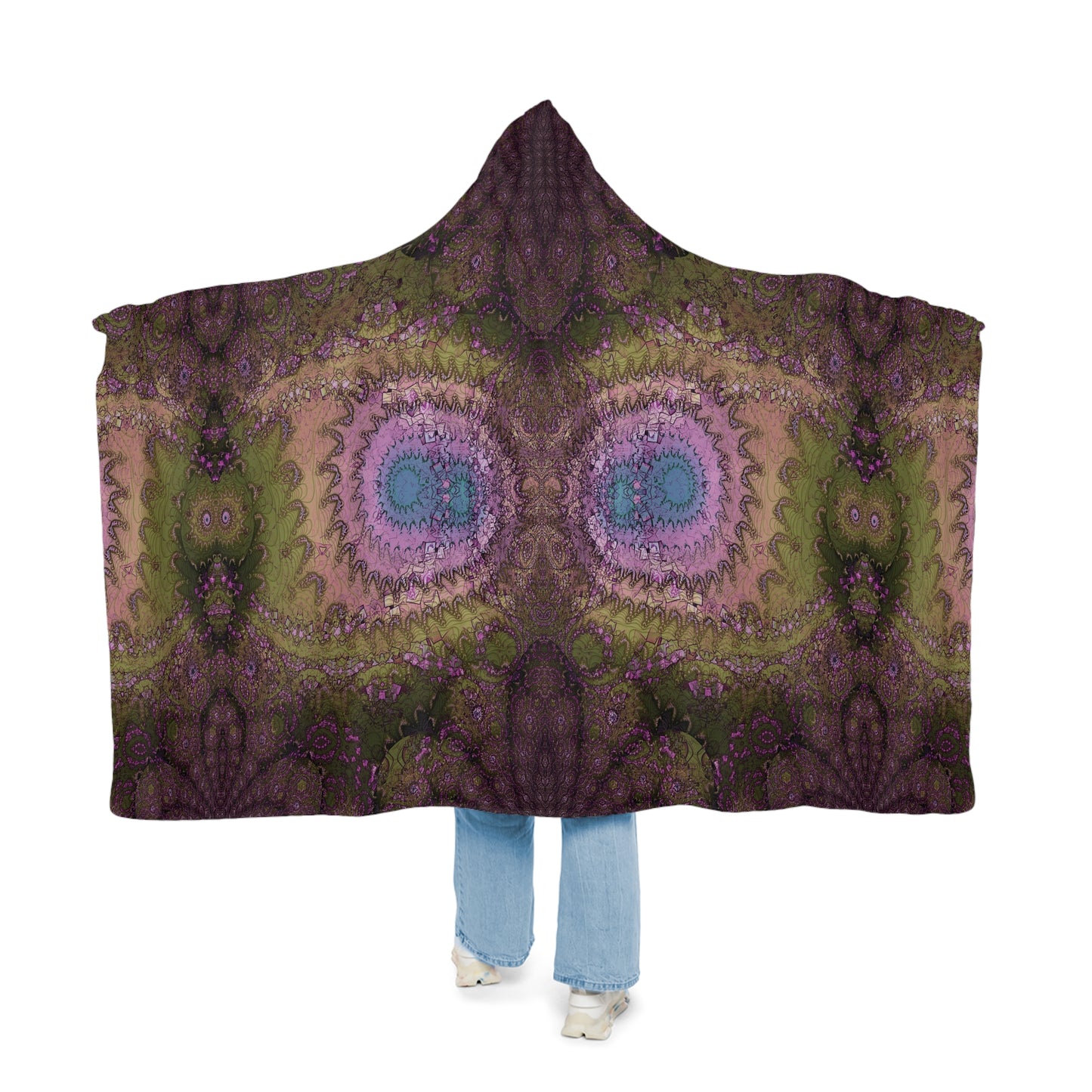 Snuggle Blanket - Love Light Fractals No.8