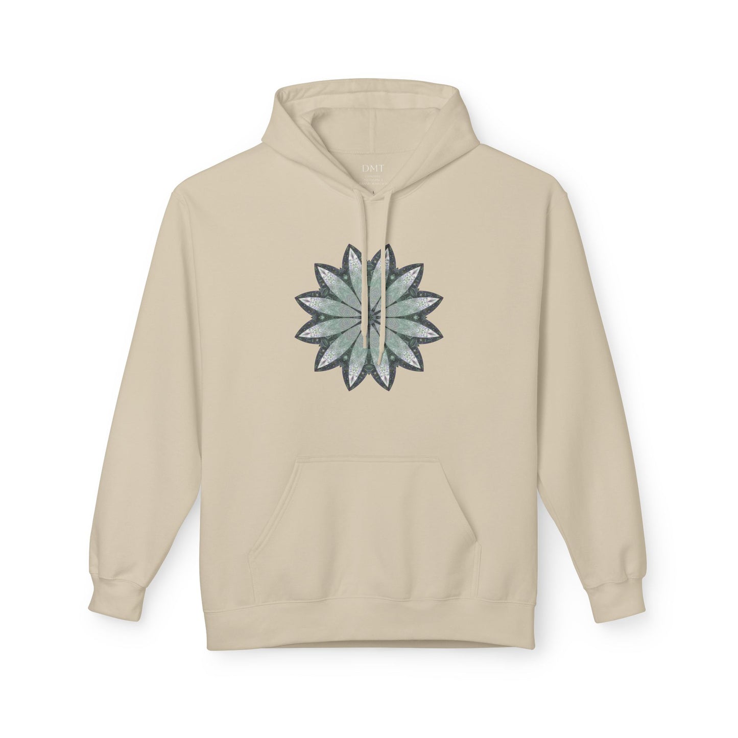 Unisex Midweight Softstyle Fleece Hoodie - Love Light Mandalas No.22