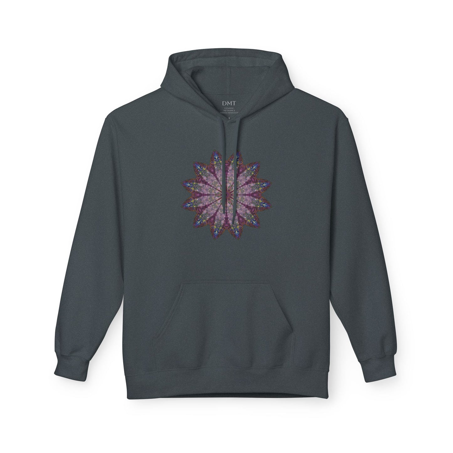 Unisex Midweight Softstyle Fleece Hoodie - Love Light Mandalas No.17