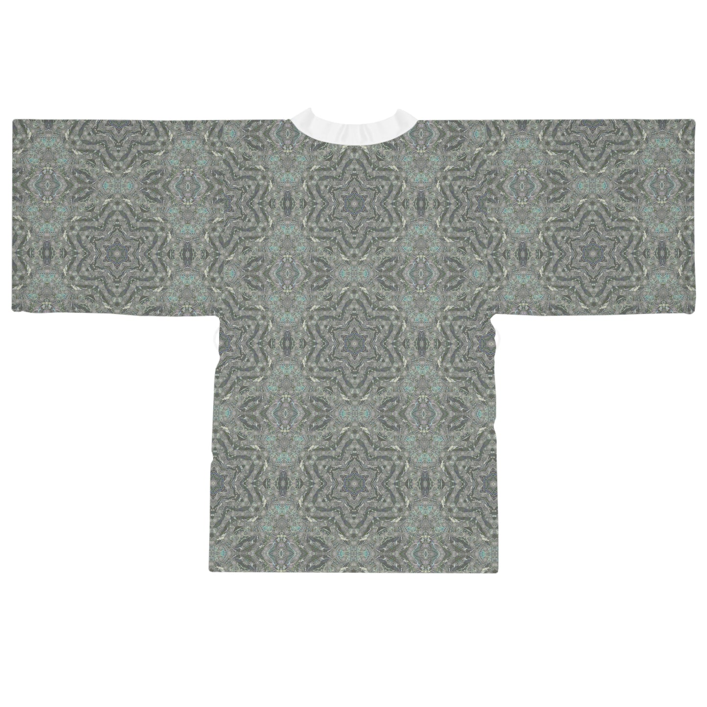 Long Sleeve Kimono Robe - P5 Kaleidoscopic No.28