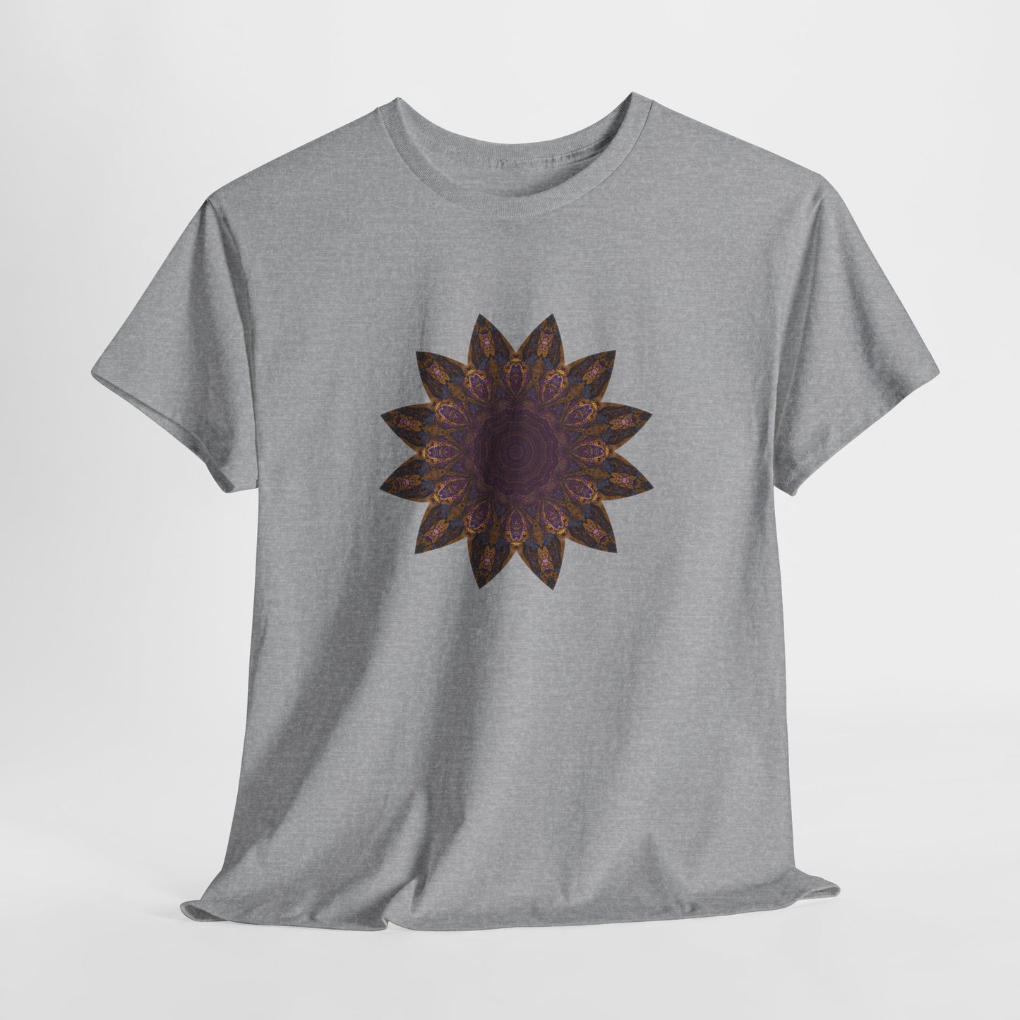 Unisex Heavy Cotton Tee - Love Light Mandalas No.1