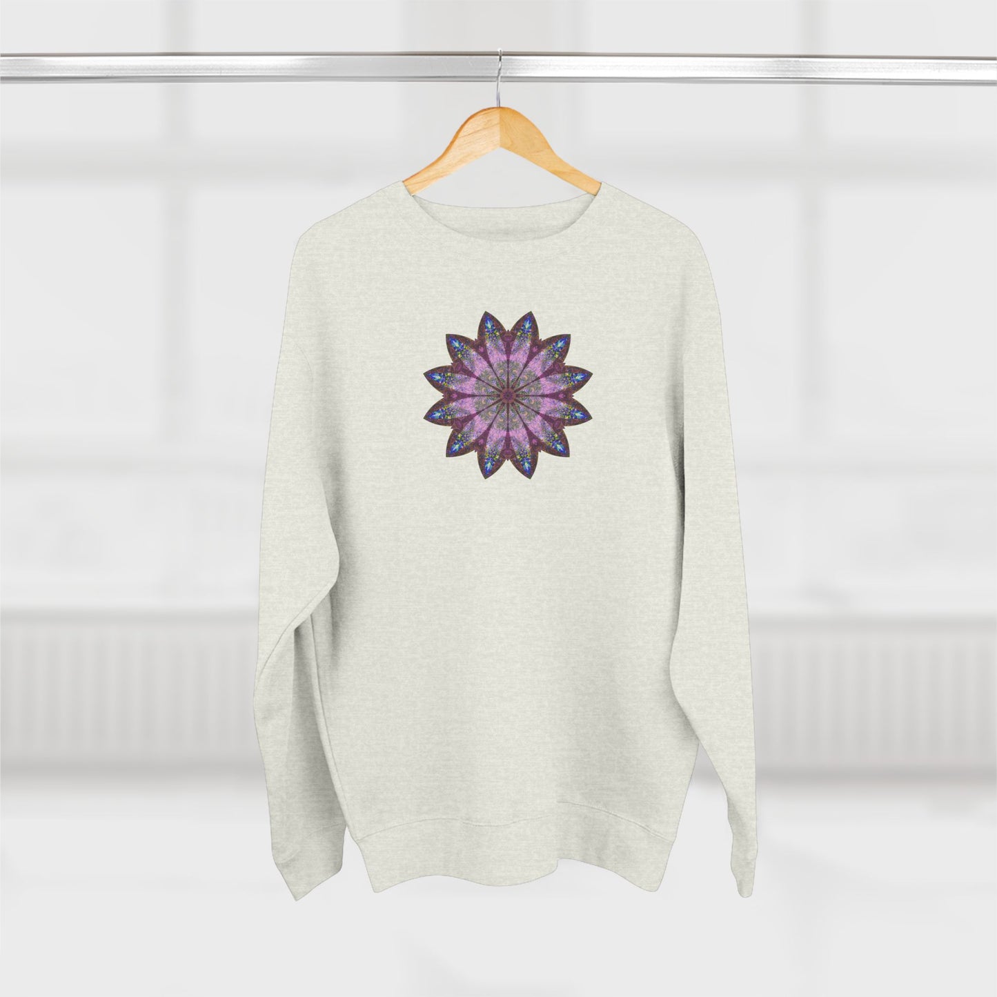Unisex Crewneck Sweatshirt - Love Light Mandalas No.19