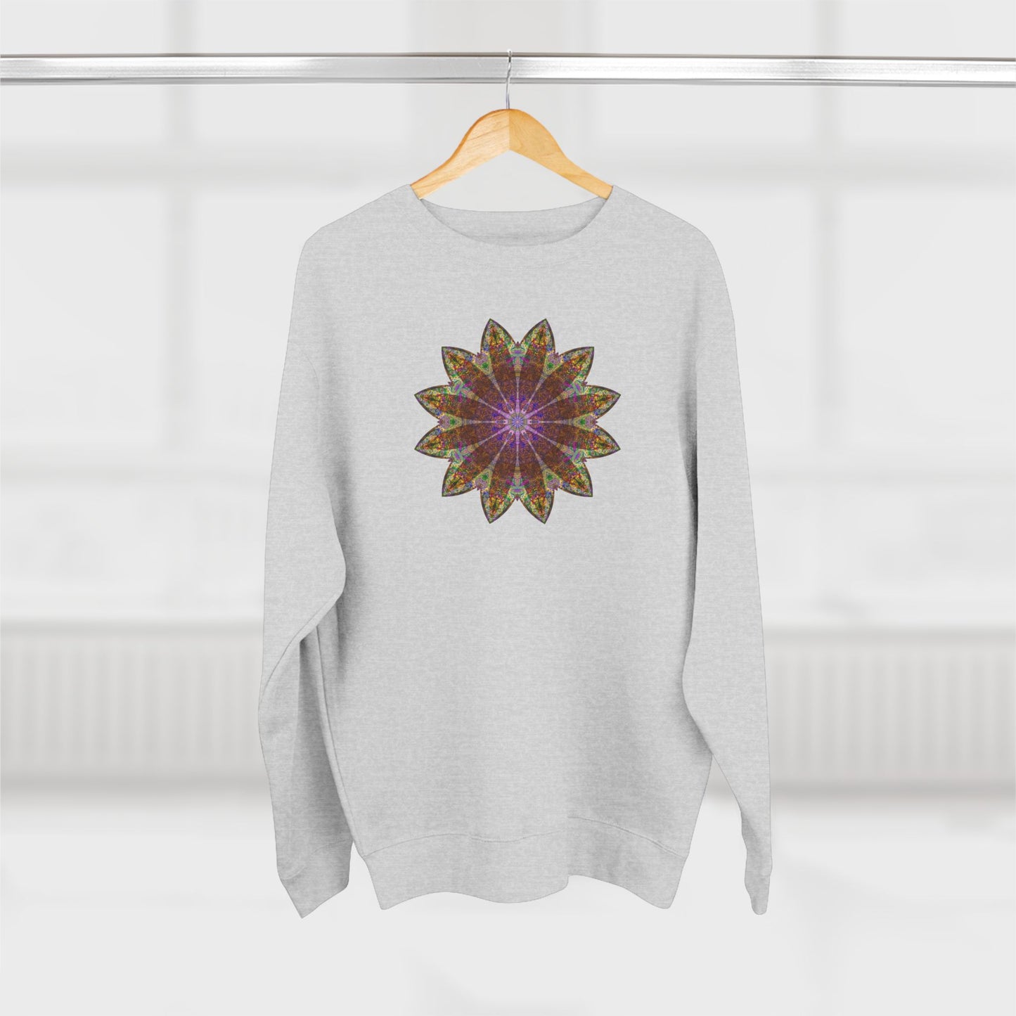Unisex Crewneck Sweatshirt - Love Light Mandalas No.13