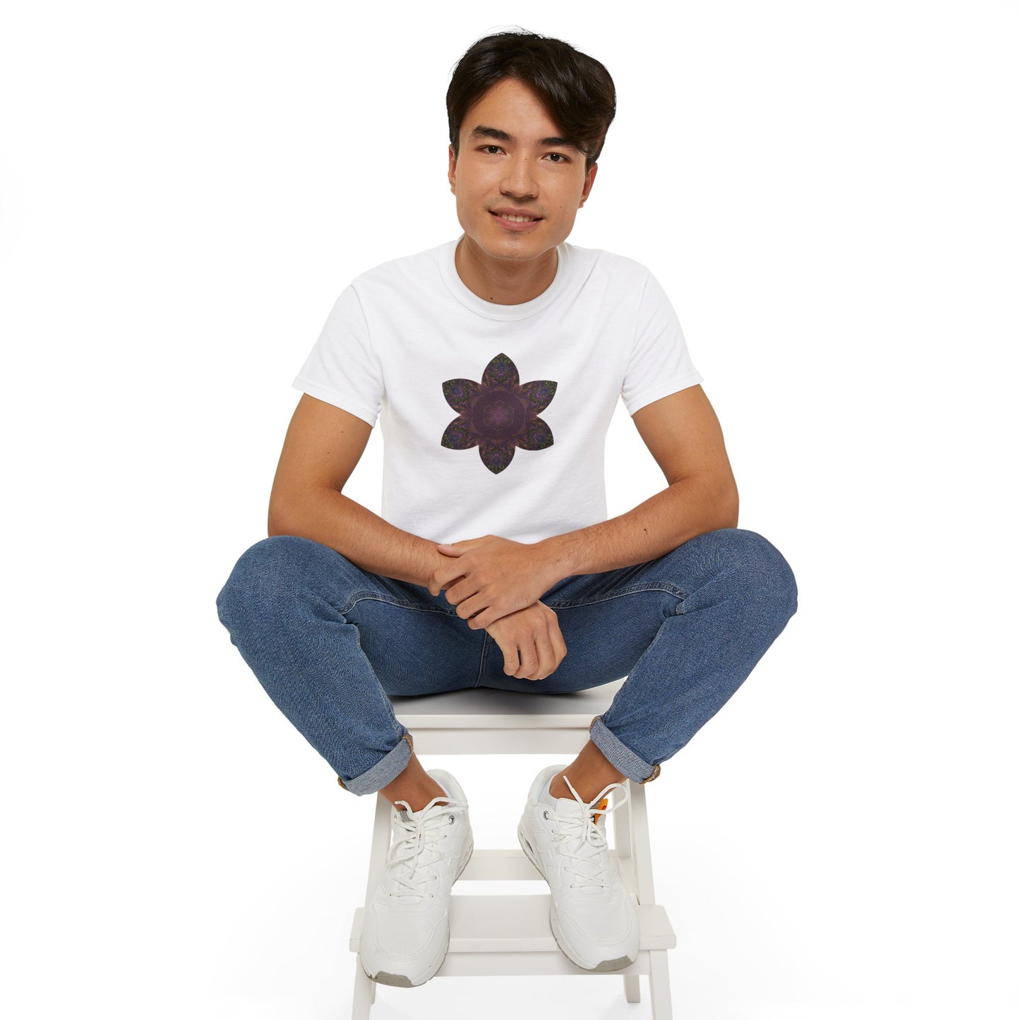 Unisex Ultra Cotton Tee - Love Light Mandalas No.3