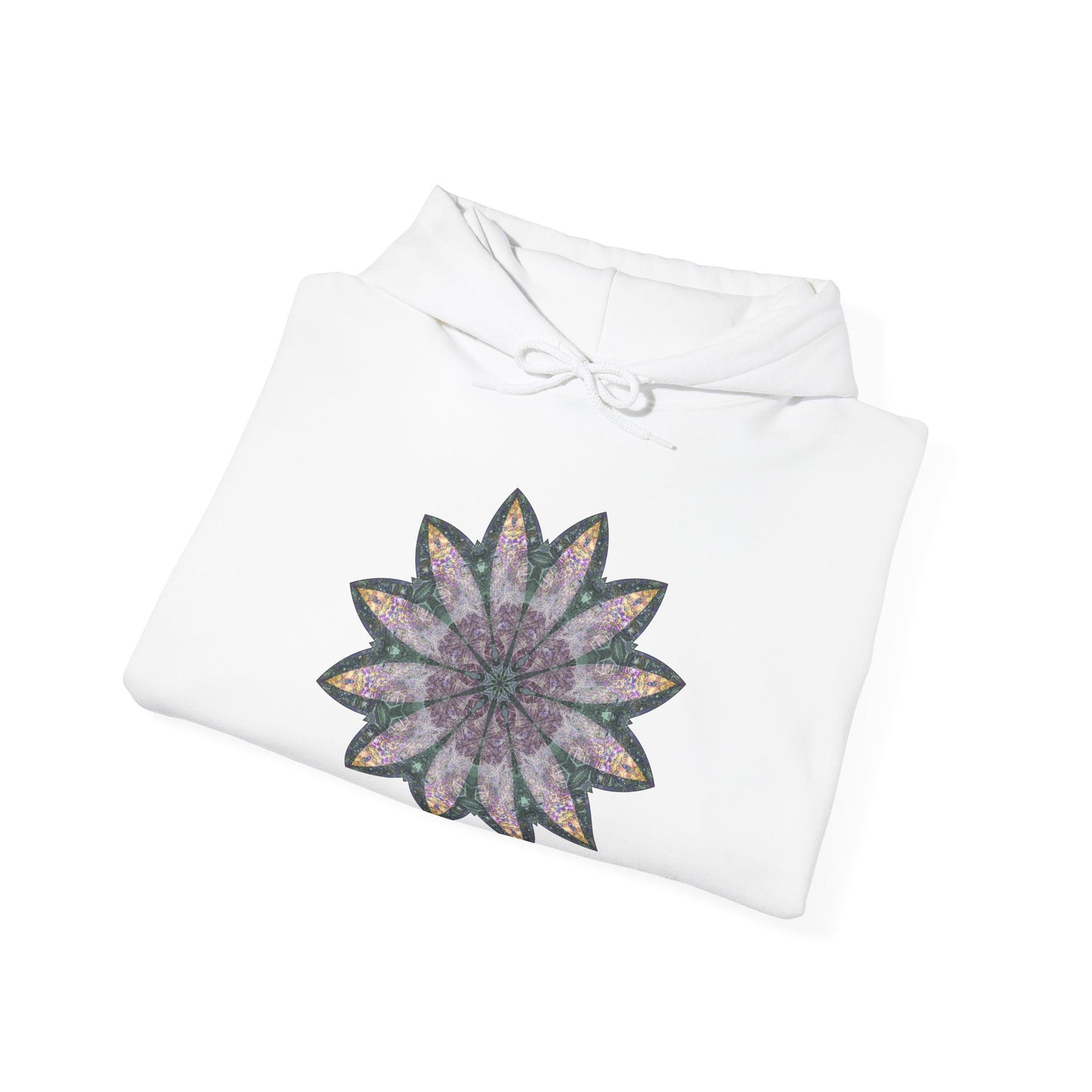 Unisex Heavy Blend™ Hooded Sweatshirt - Love Light Mandalas No.21