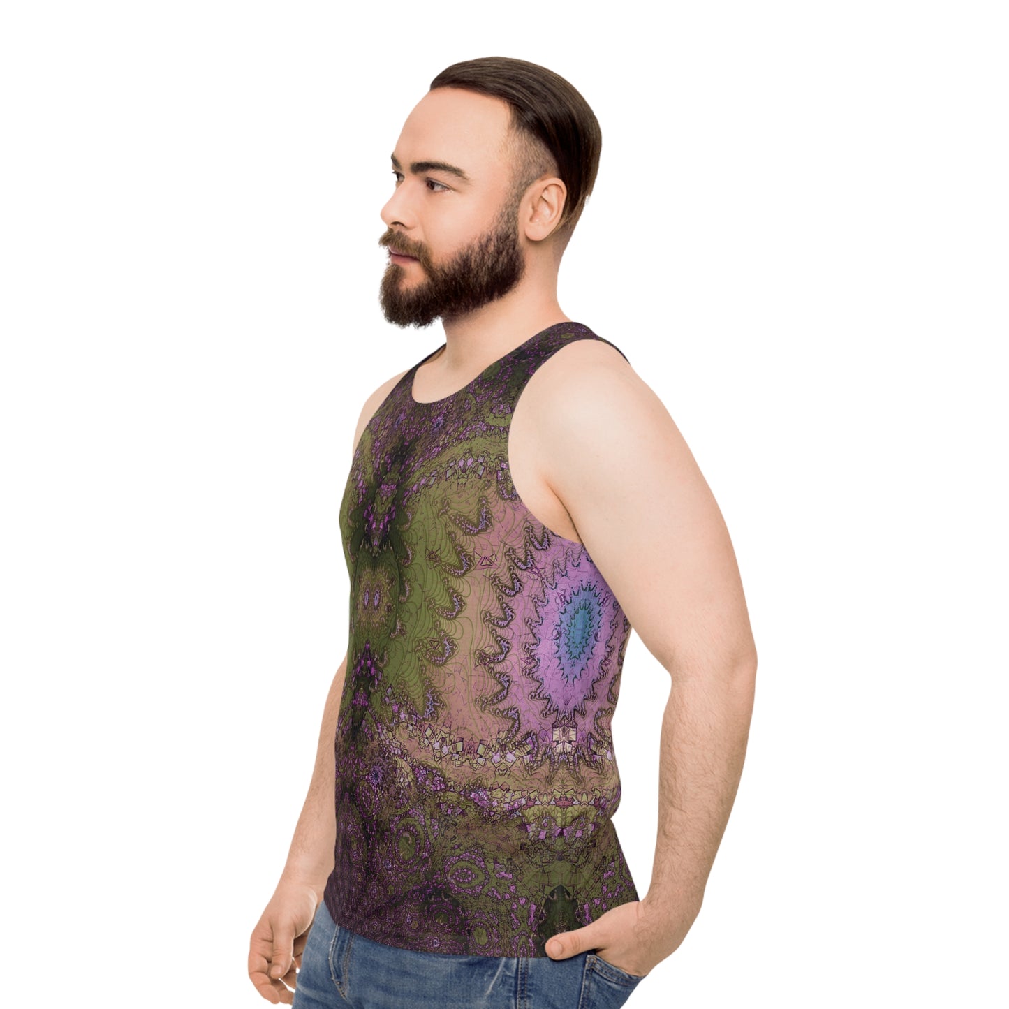 Unisex Tank Top - Love Light Fractals No.8
