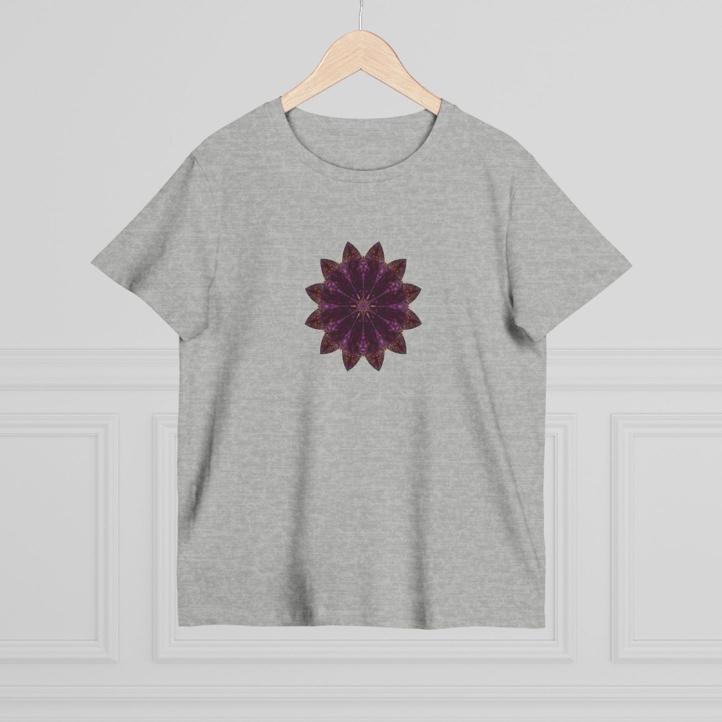 Women’s Maple Tee - Love Light Mandalas No.15