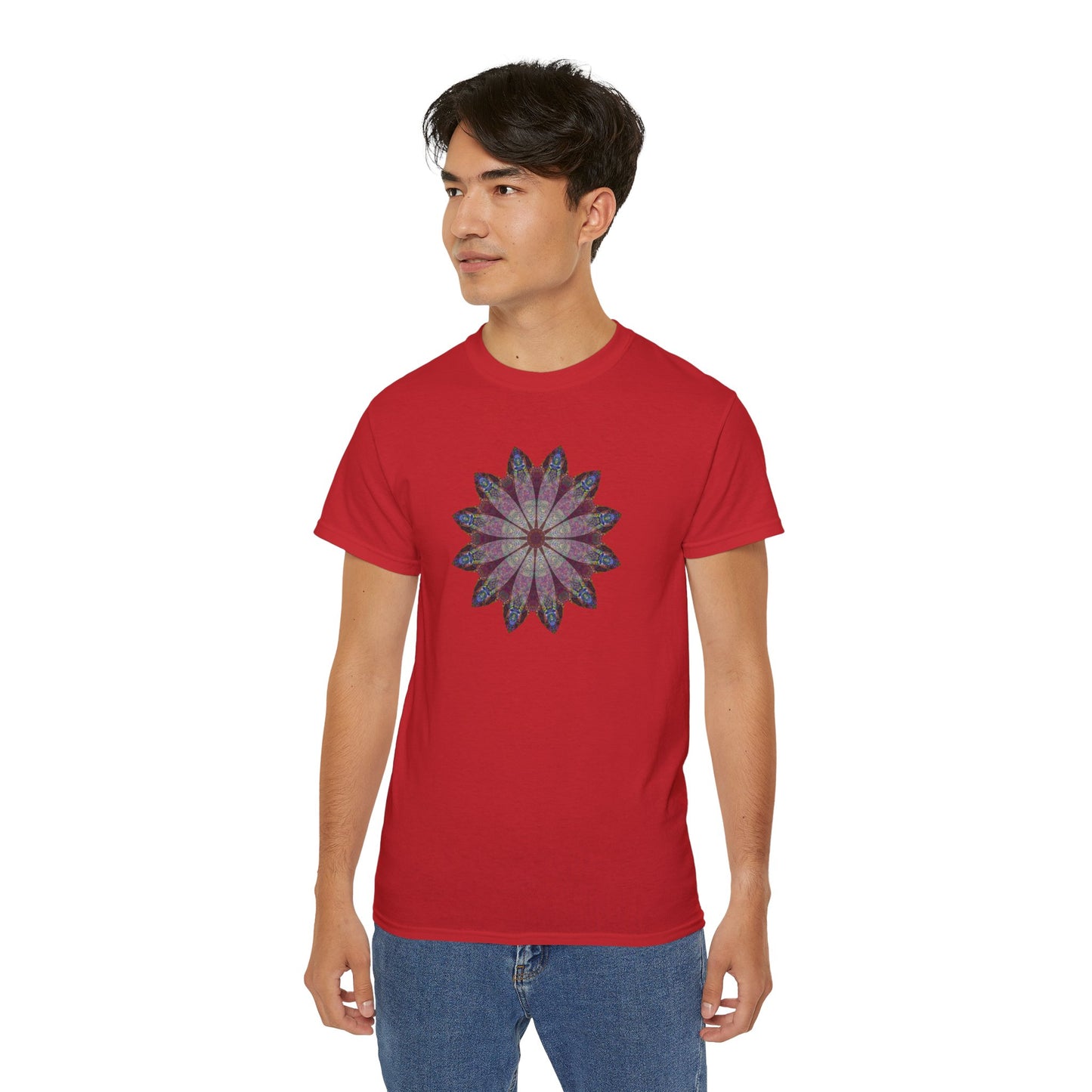 Unisex Ultra Cotton Tee - Love Light Mandalas No.9