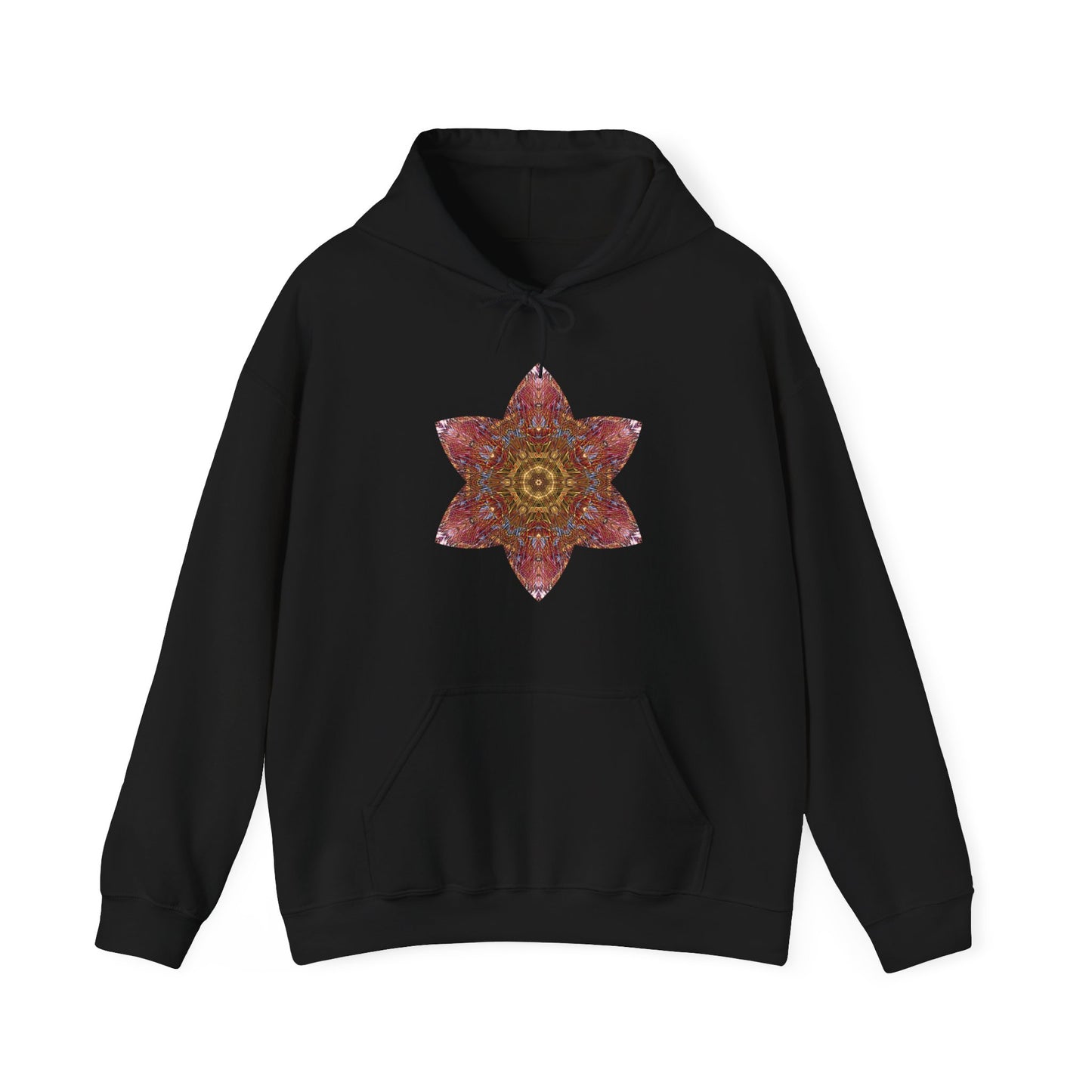 Unisex Heavy Blend™ Hooded Sweatshirt - Starflower Mandalas No.3