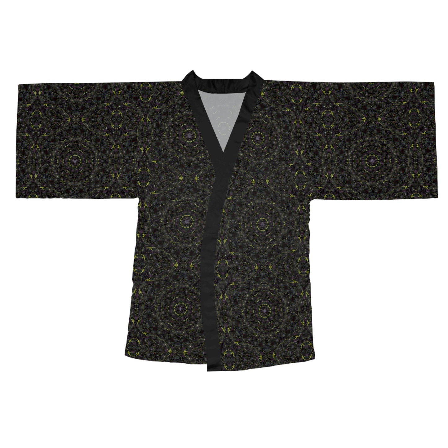 Long Sleeve Kimono Robe - P5 Kaleidoscopic No.17