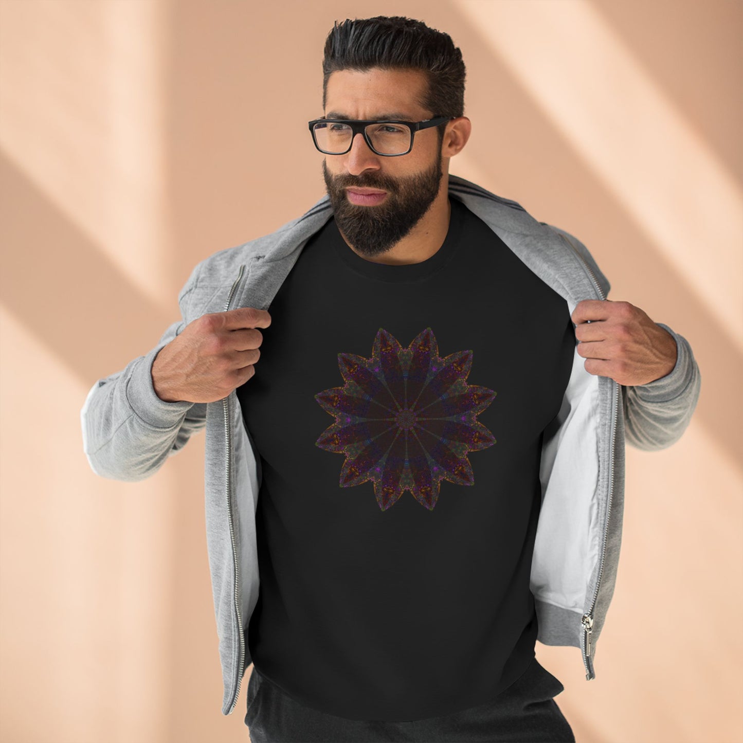 Unisex Crewneck Sweatshirt - Love Light Mandalas No.10