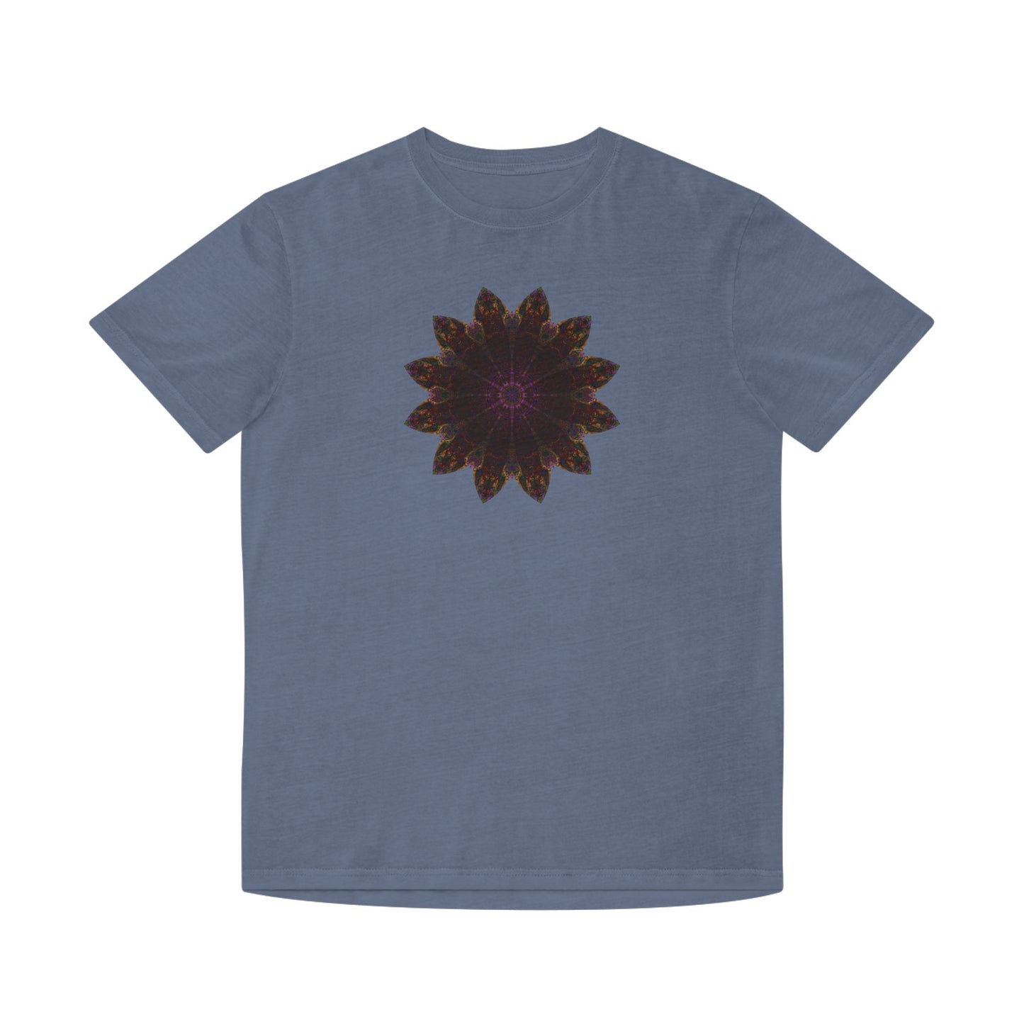 Unisex Faded Shirt - Love Light Mandalas No.12