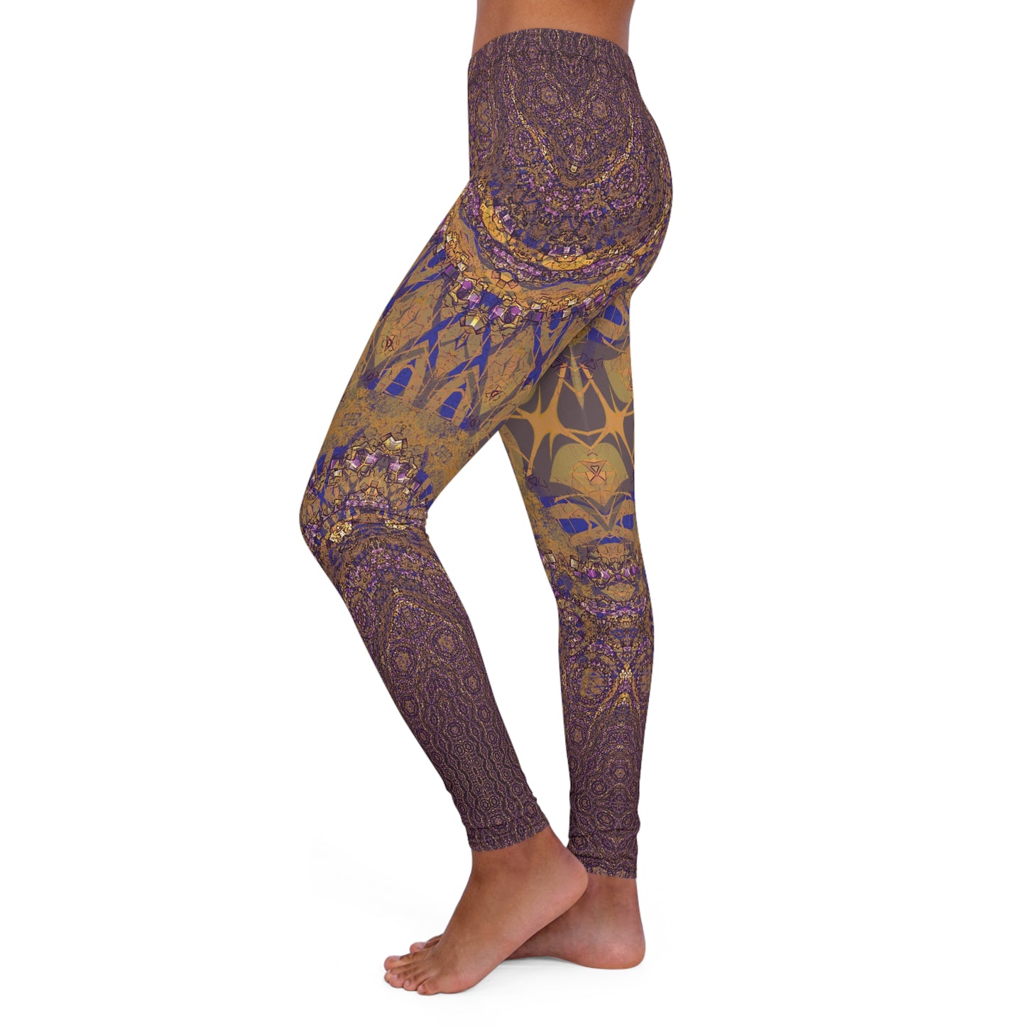 Spandex Leggings - Love Light Fractals No.9b