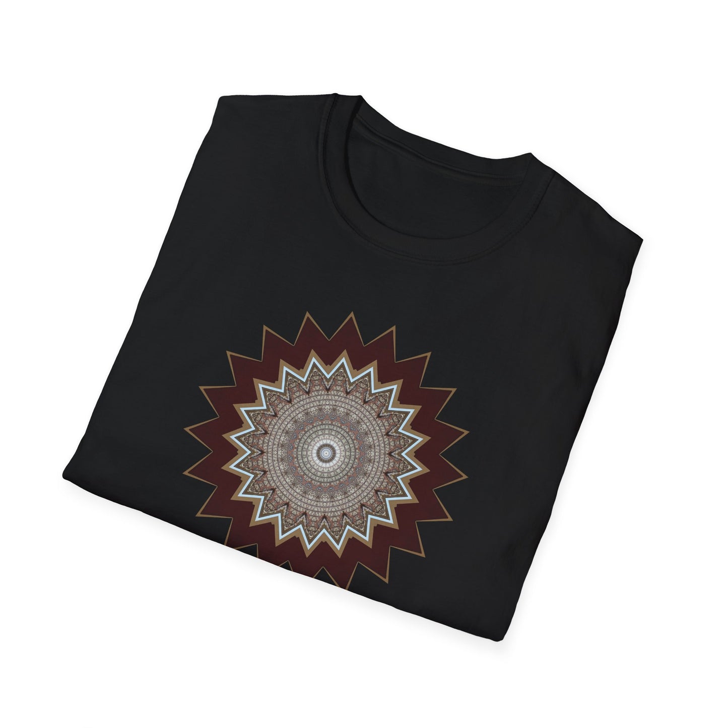 Unisex Softstyle T-Shirt - Mycelium Mandalas No.1