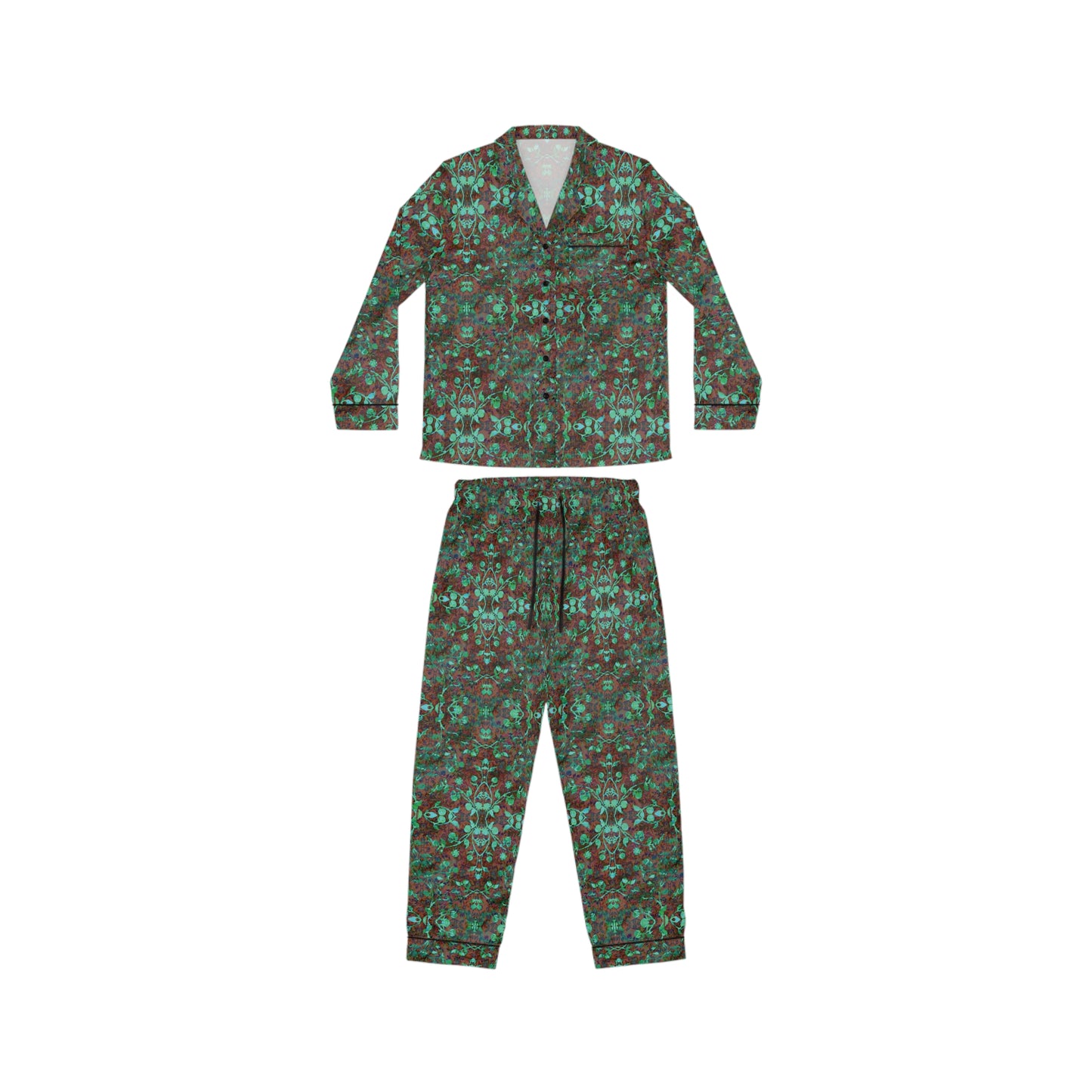 Women's Satin Pajamas - Hidden Weave No.29