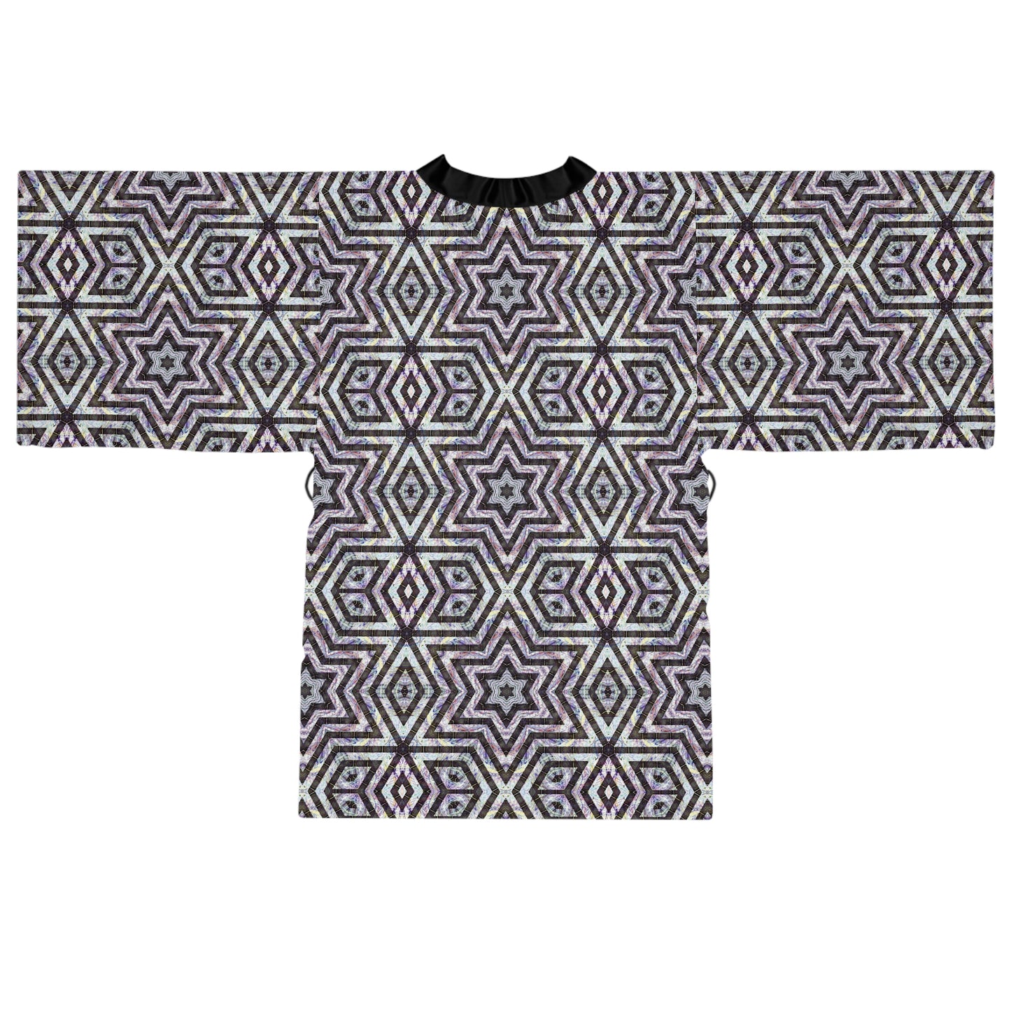 Long Sleeve Kimono Robe - P5 Kaleidoscopic No.20