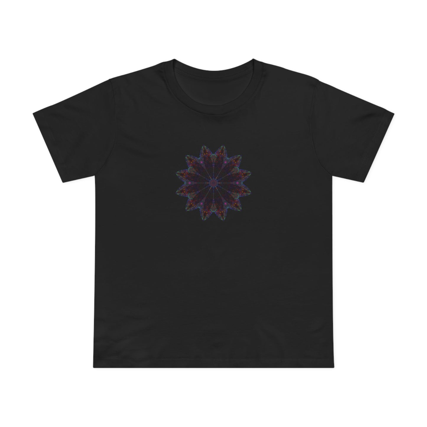 Women’s Maple Tee - Love Light Mandalas No.25