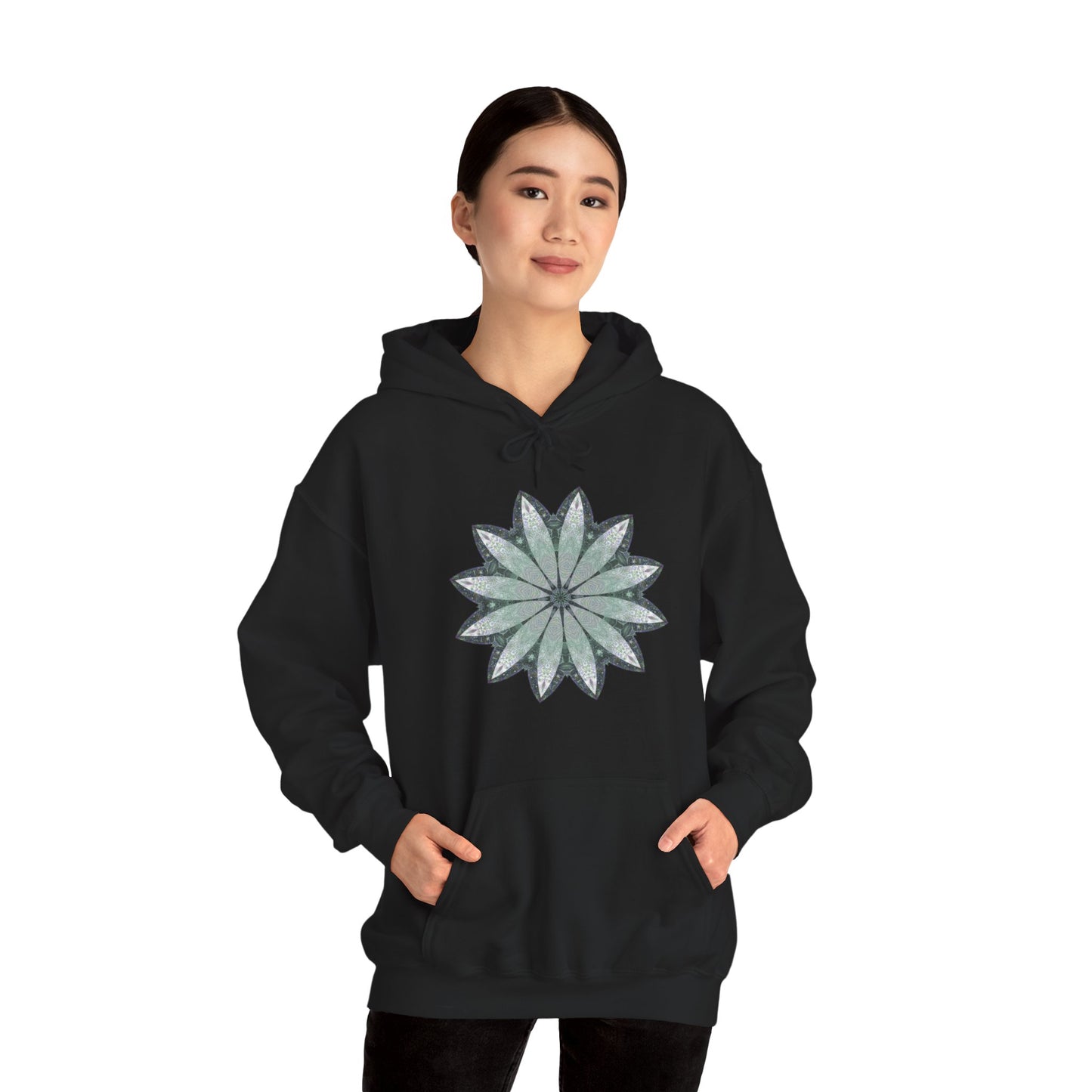 Unisex Heavy Blend™ Hooded Sweatshirt - Love Light Mandalas No.22